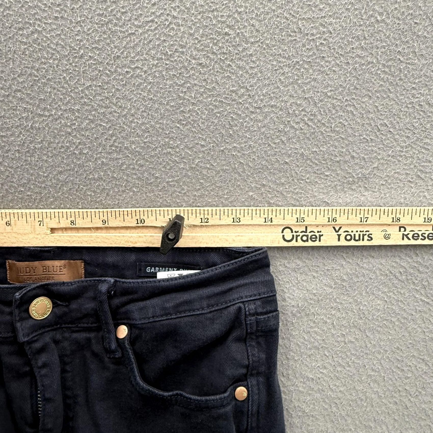 Denime Judy Blue Jeans Womens 9/29 Blue Garment Dyed Mid Rise Skinny Stretch Denim Jeans Women Dark Blue 5-Pocket Size 30" / US 8 / IT 44 - 6 Thumbnail