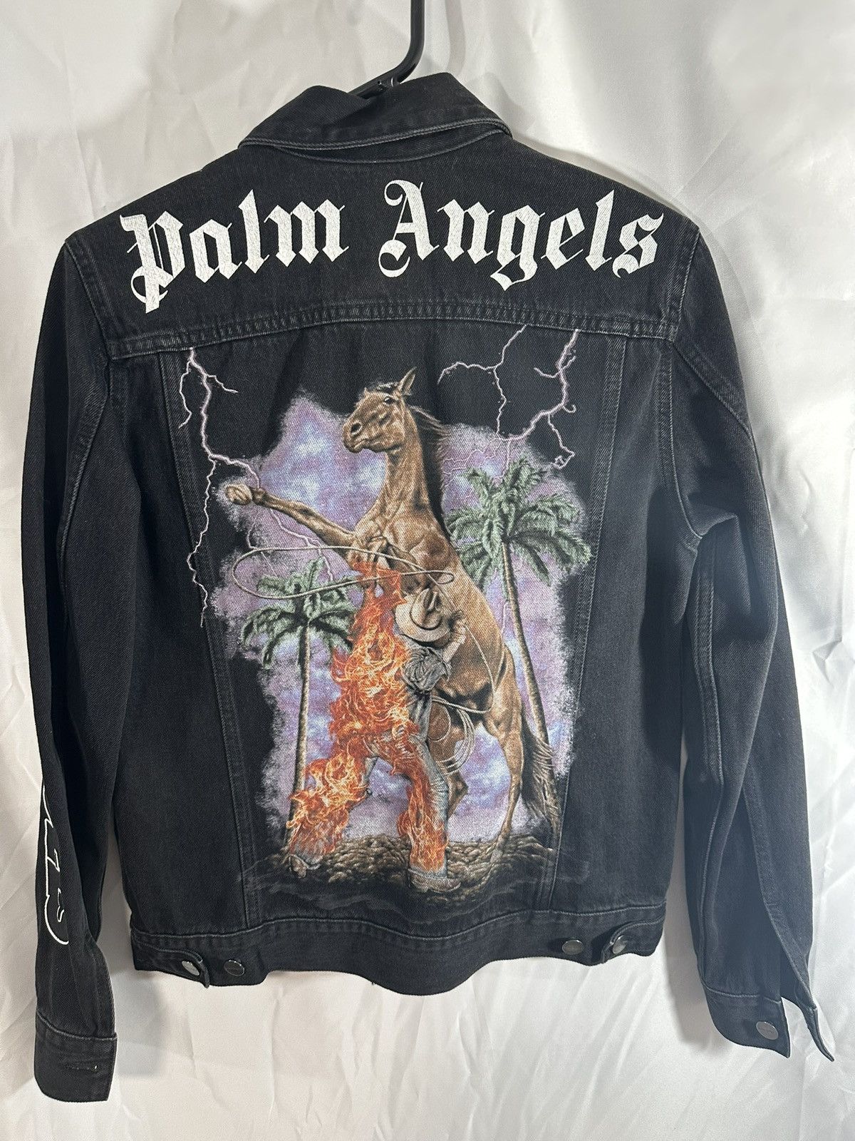 Palm Angels Palm Angels Denim Jacket Size US XS / EU 42 / 0 - 4 Thumbnail
