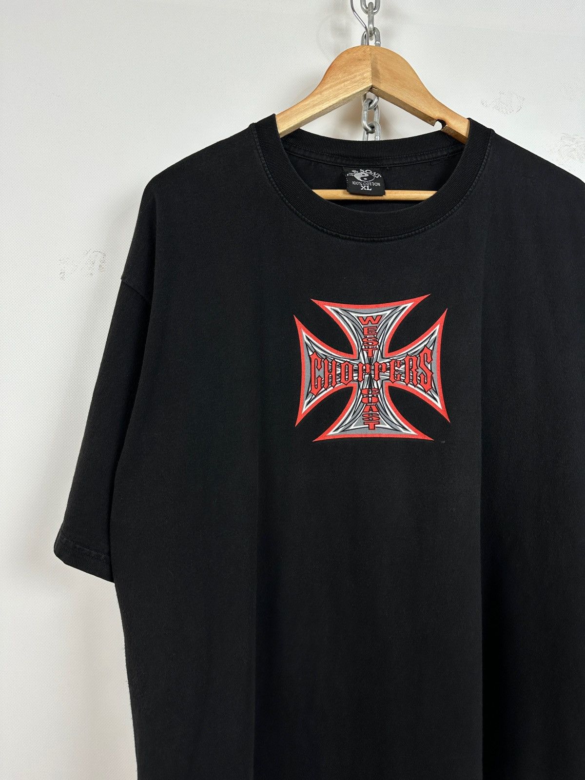 Vintage Vintage West Coast Choppers Black T-Shirt Paul Walker Size US XL / EU 56 / 4 - 11 Thumbnail