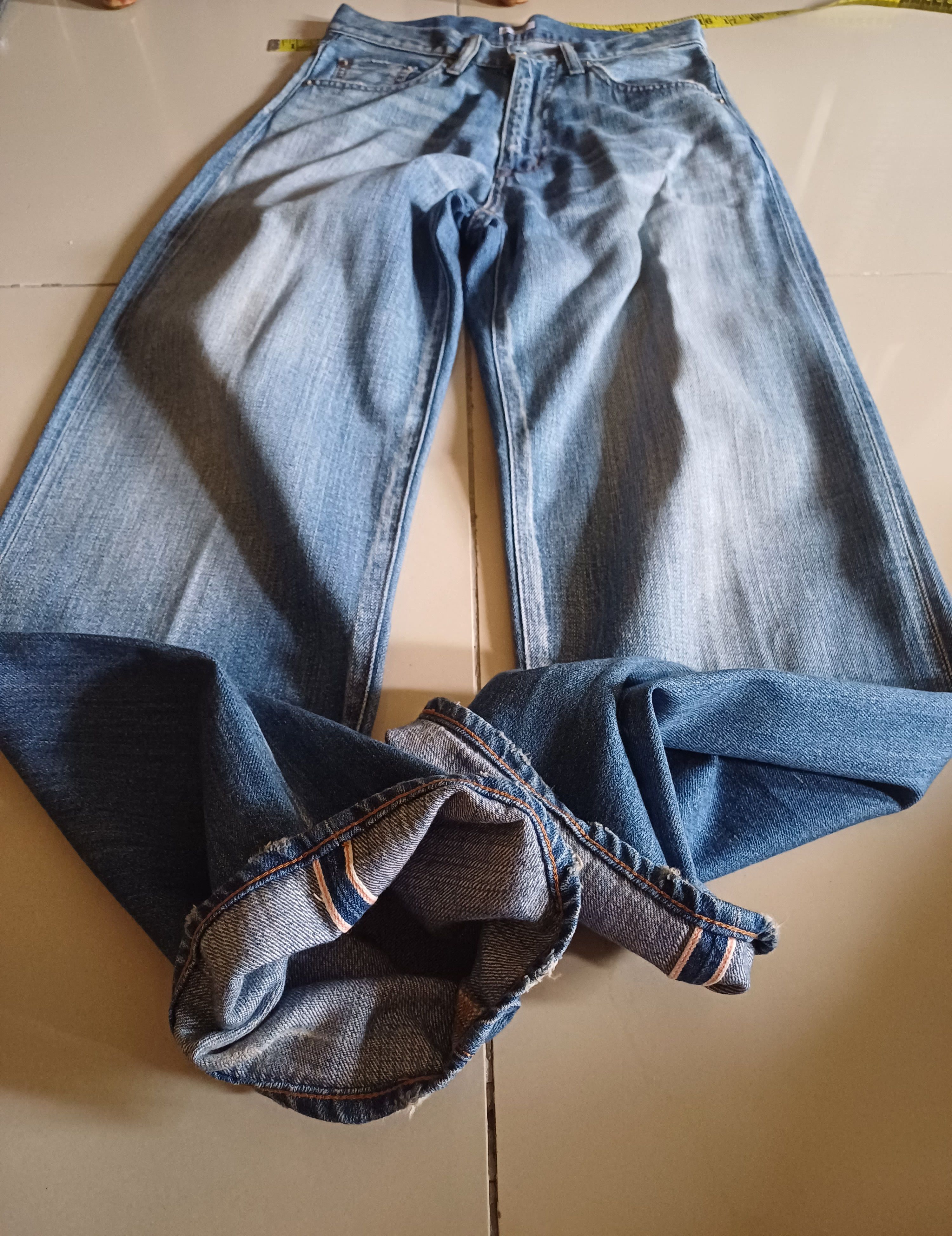 image of Hysteric Glamour Awesome Baggy Japan Jeans Selvedge in Blue, Women's (Size 24)