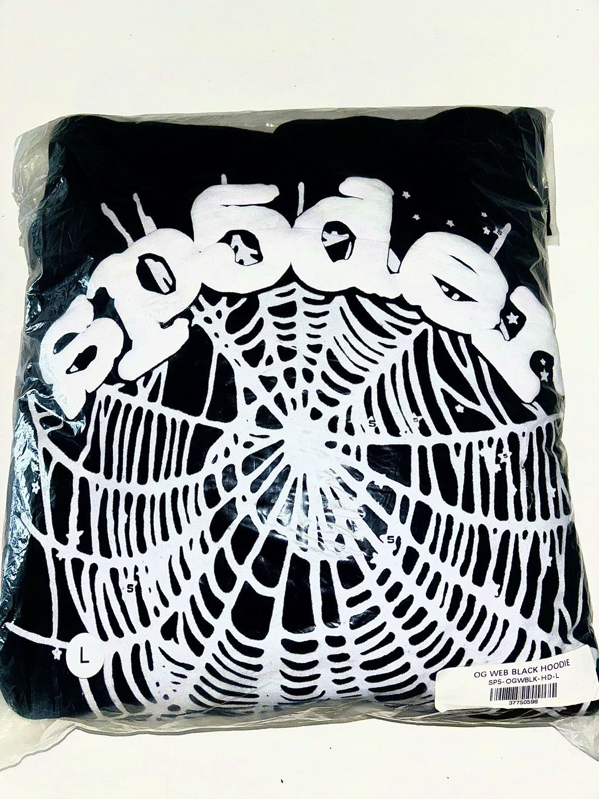 Spider Worldwide Sp5der Hoodie Black OG Web | Grailed