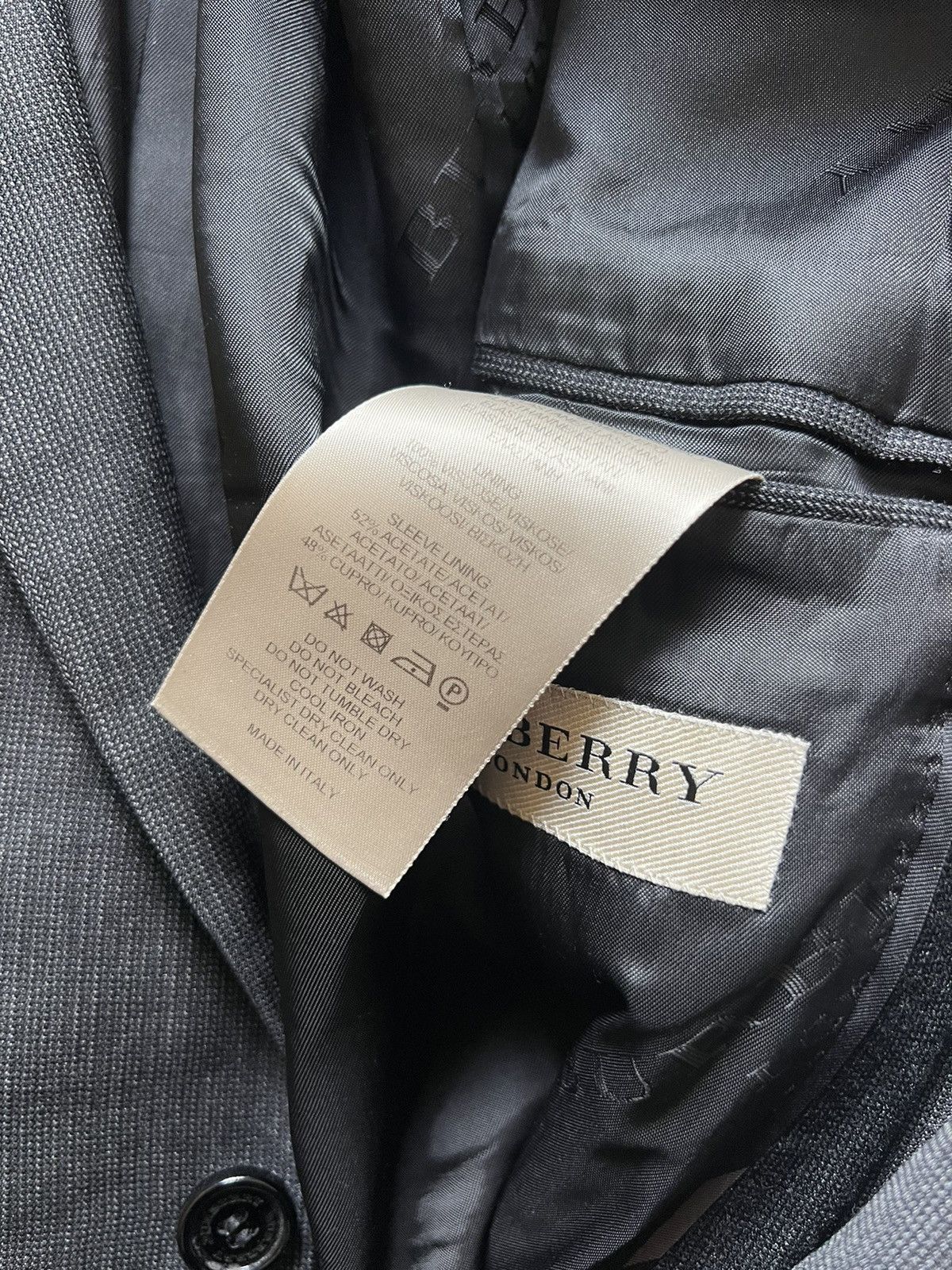 Burberry Burberry London vintage blazer made in Italy luxury Size 52R - 11 Thumbnail