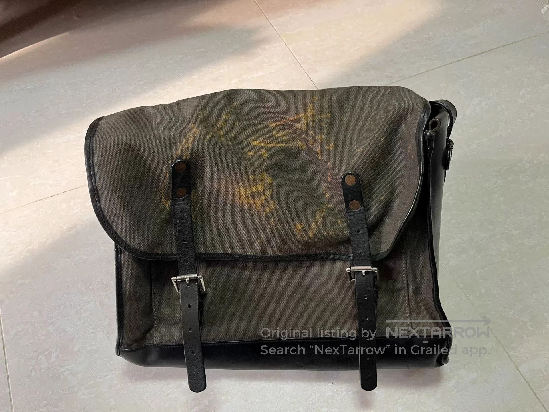 Other HTC Canvas Leather Patchwork Crossbody Bag. Size ONE SIZE - 3 Thumbnail