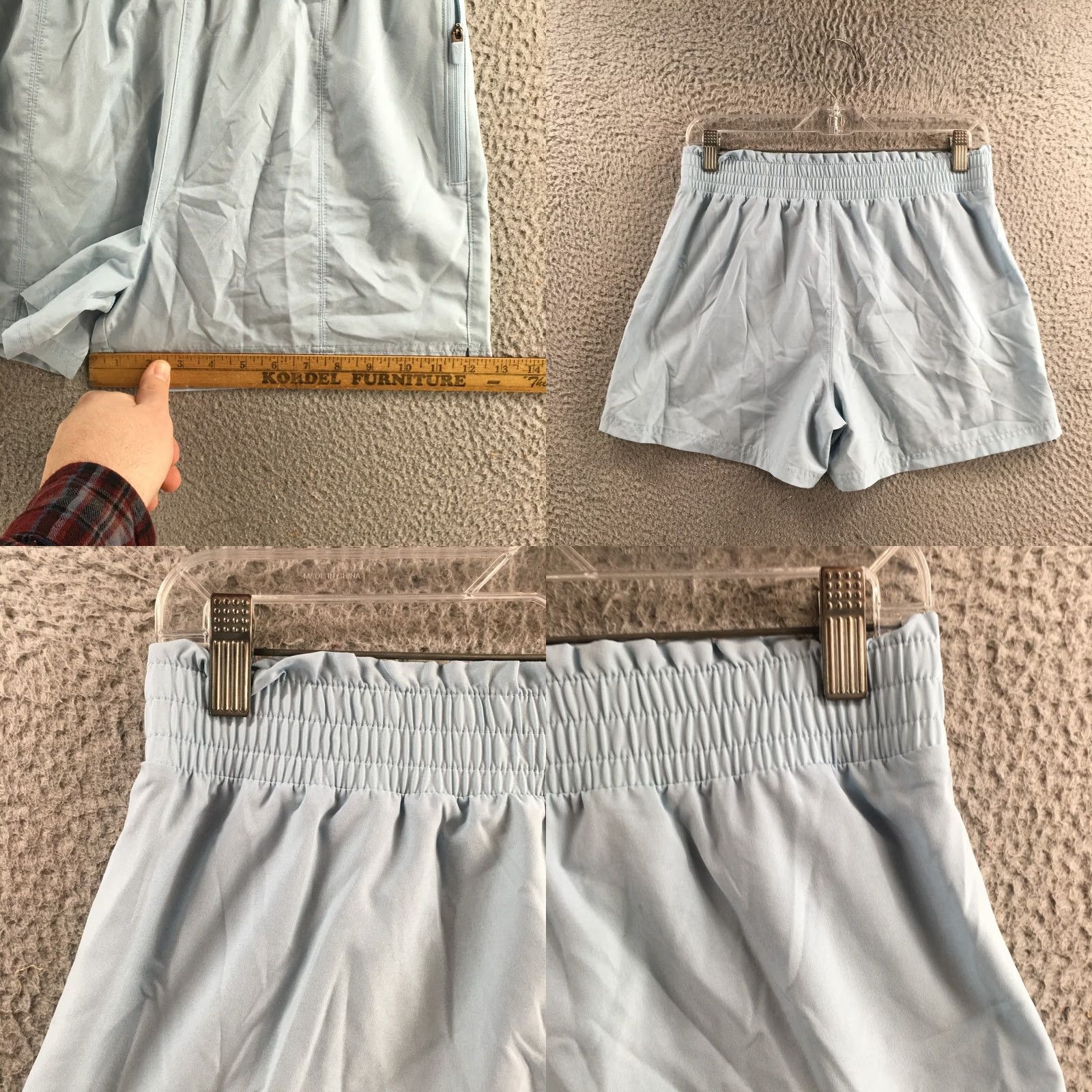 Old Navy Old Navy Stretch Tech Activewear Short Womens XXL Blue Mid Rise Elastic Blend Size 26" / US 2 / IT 38 - 8 Thumbnail