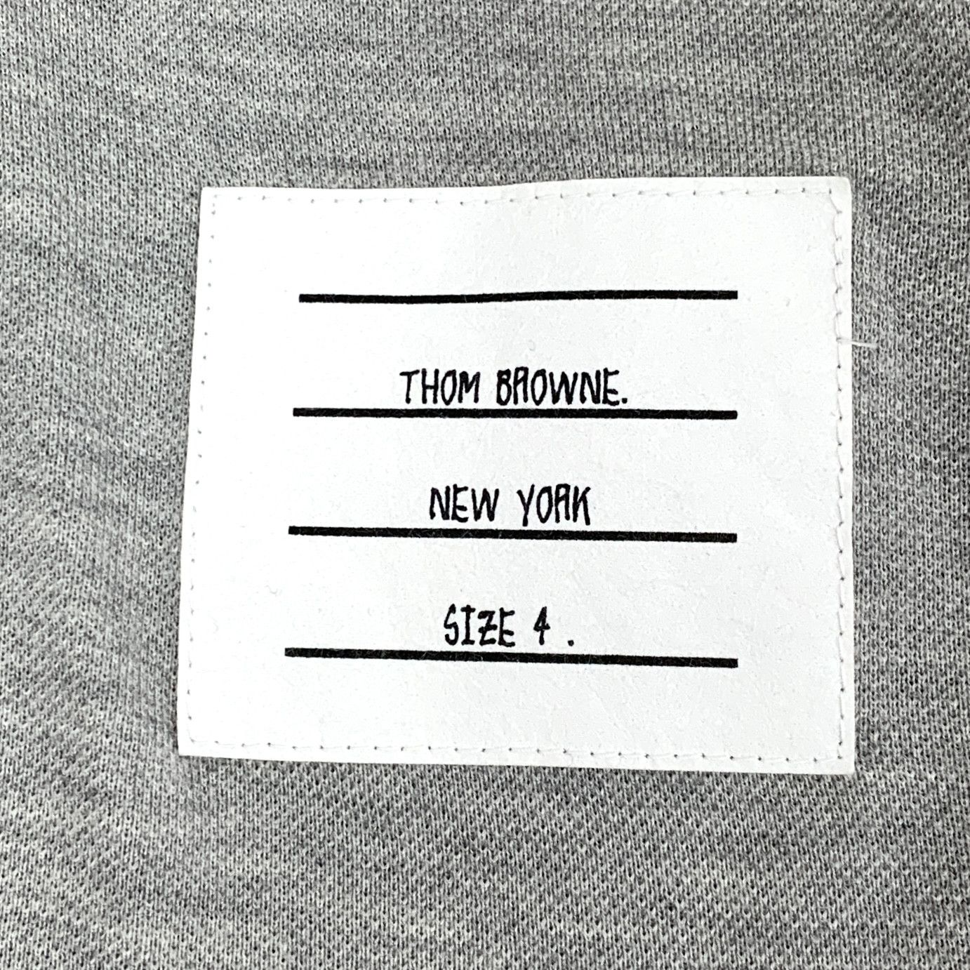 Thom Browne Thom Browne Pocket Stripe Cotton Polo Shirt Grey ((4) Size US XL / EU 56 / 4 - 8 Thumbnail