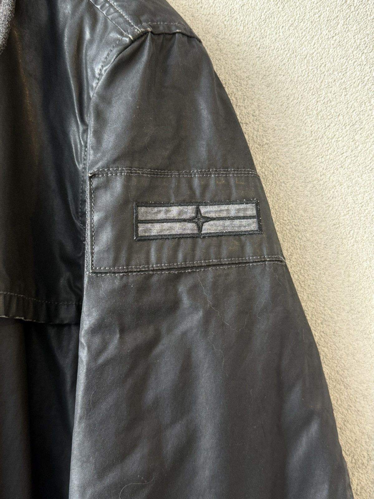 C.P. Company × Massimo Osti × Stone Island Stone island 2008 denims series waxed trench coat Size US XXL / EU 58 / 5 - 3 Thumbnail