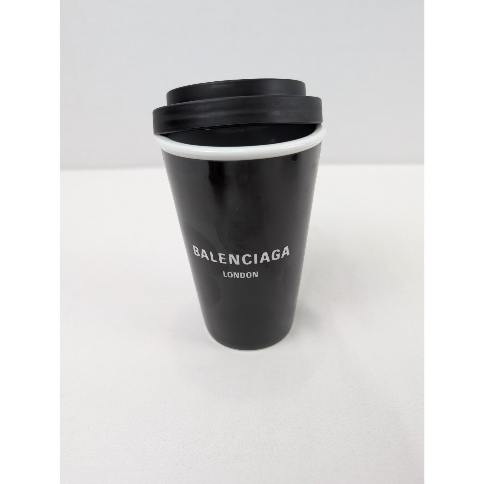 Balenciaga o1rshd1 Q:3 / Size:OS/ London Porcelain Coffee Cup Mug Black Size ONE SIZE - 4 Thumbnail