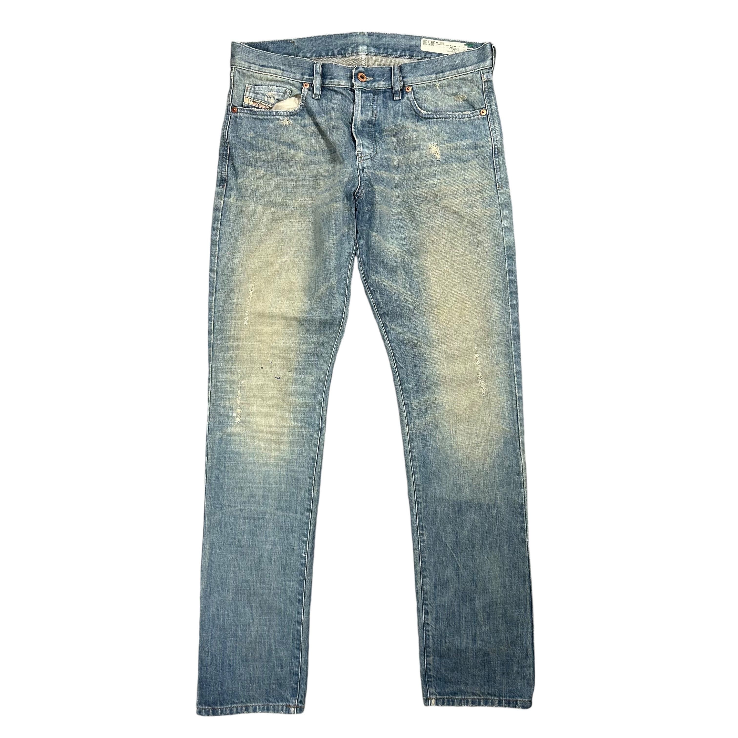 Diesel Diesel Myguy Boyfriend Blue Denim Jeans Straight W29L32 Size 29" - 1 Thumbnail