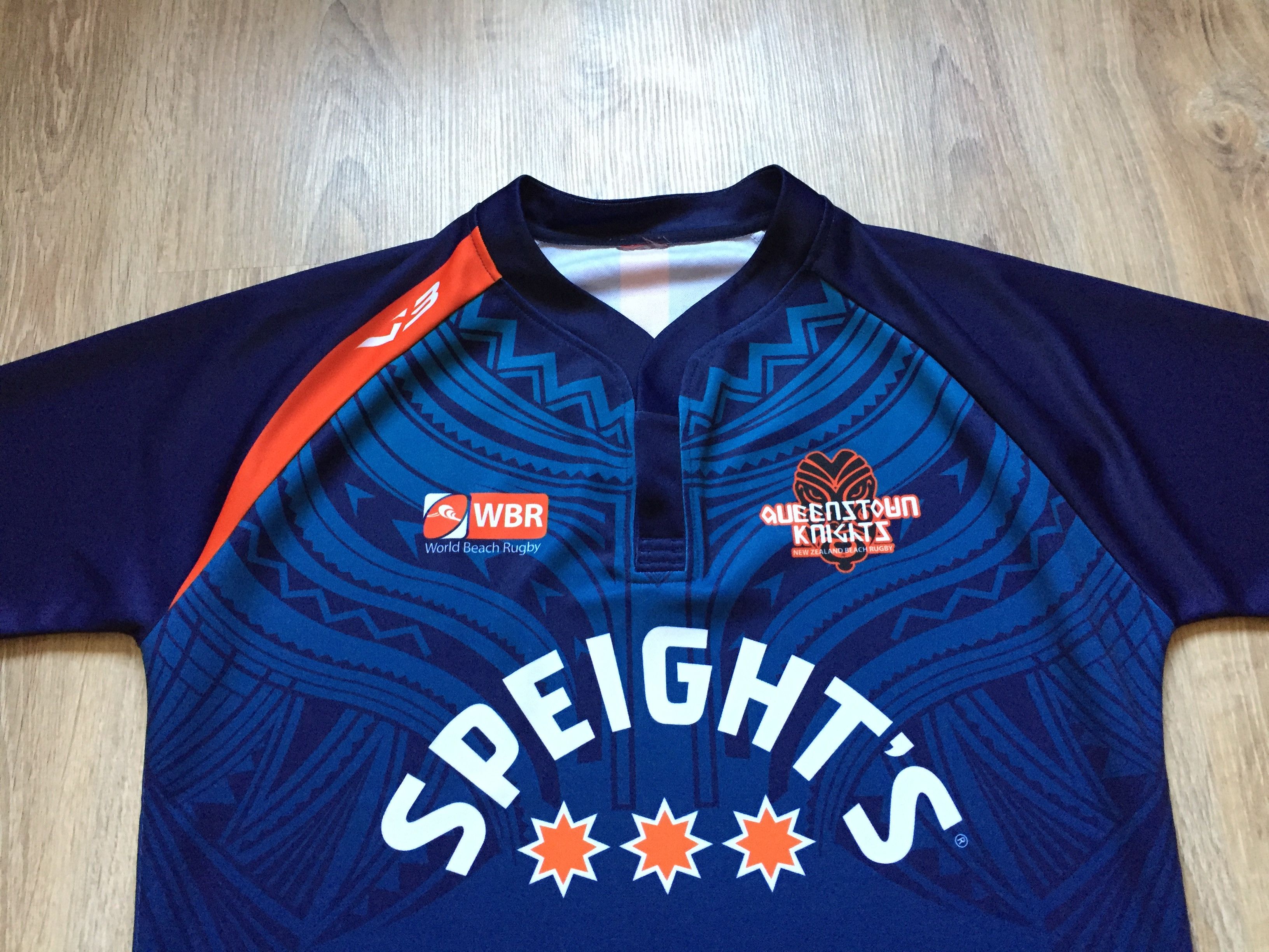 Vintage Queenstown Knights New Zealand Beach Rugby Jersey Size US L / EU 52-54 / 3 - 3 Thumbnail