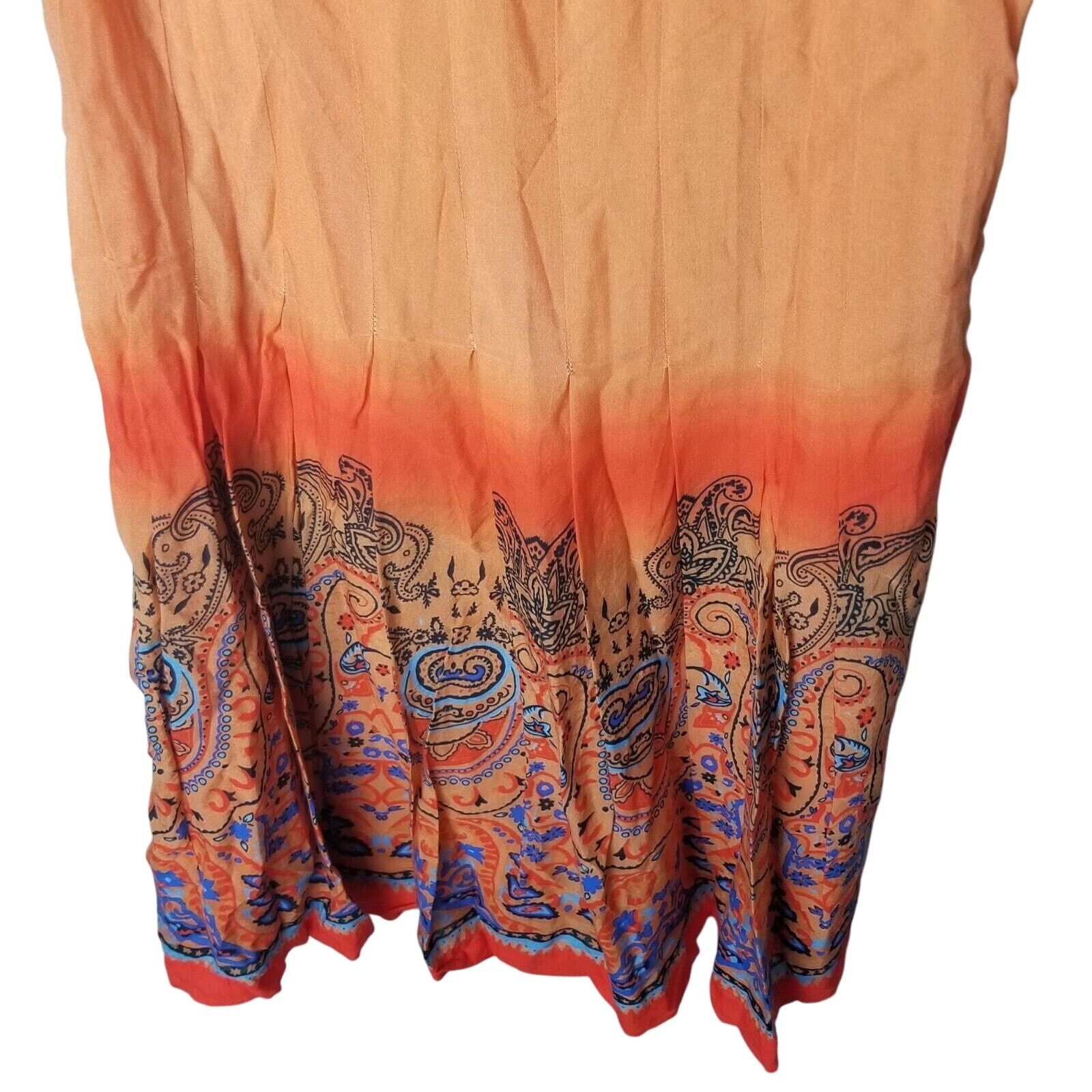 Sundry Sundance Womens Midi Dress Floral Paisley Sz 2 Indie Artsy Size XS / US 0-2 / IT 36-38 - 4 Thumbnail