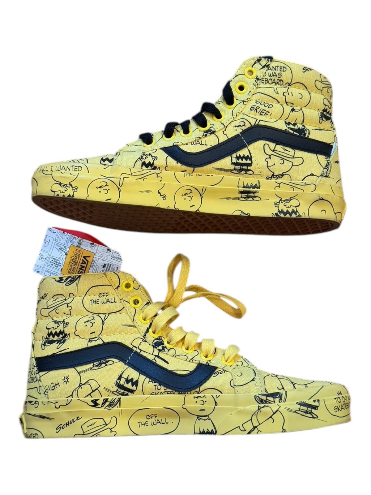 Peanuts × Vans Vans Sk8-Hi ‘Peanuts Charlie Brown’ Size US 6.5 / EU 39-40 - 2 Thumbnail