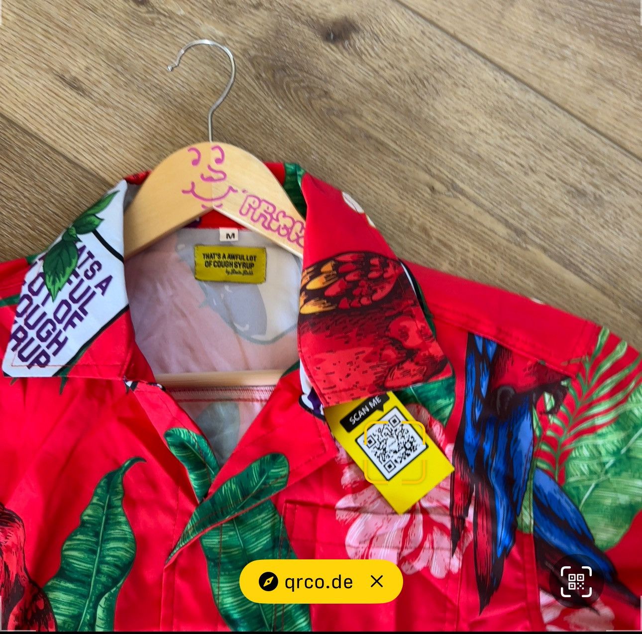 Awful Lot of Cough Syrup Awful lot of cough syrup hawaii red button up M Size US M / EU 48-50 / 2 - 2 Thumbnail