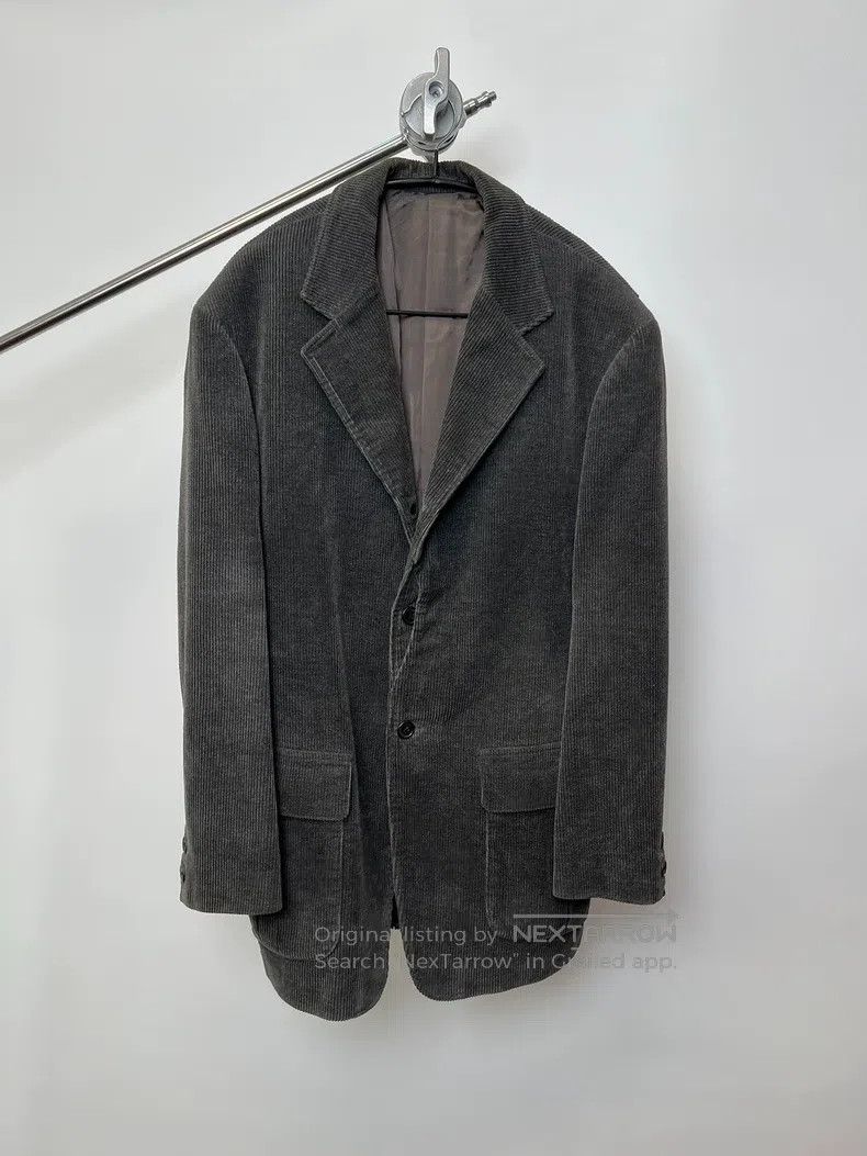 Yohji Yamamoto YOHJI YAMAMOTO Corduroy Blazer Jacket Size US M / EU 48-50 / 2 - 1 Thumbnail