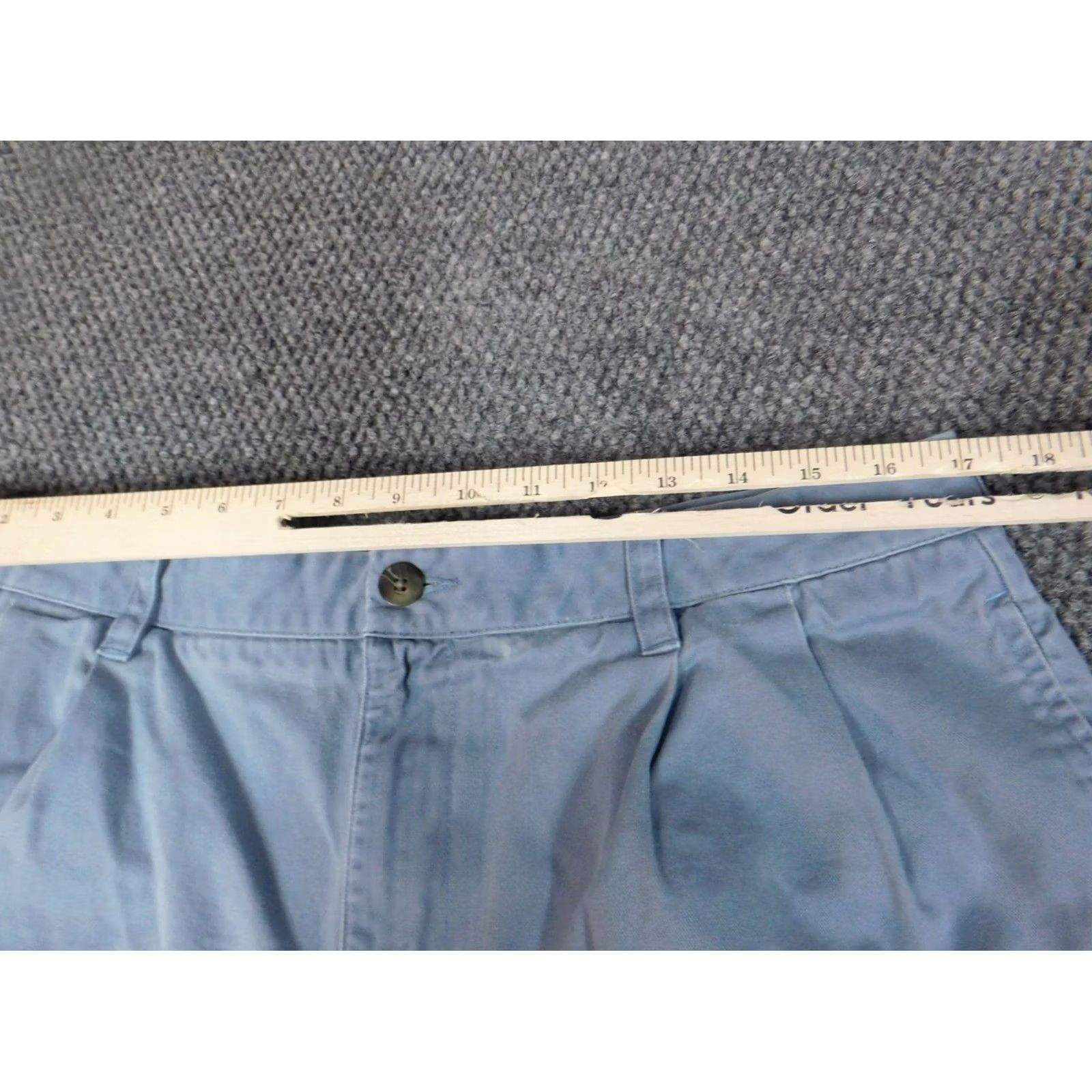Izod IZOD Mens Shorts 36 blue straight chino classic (Regular) Size US 36 / EU 52 - 5 Thumbnail