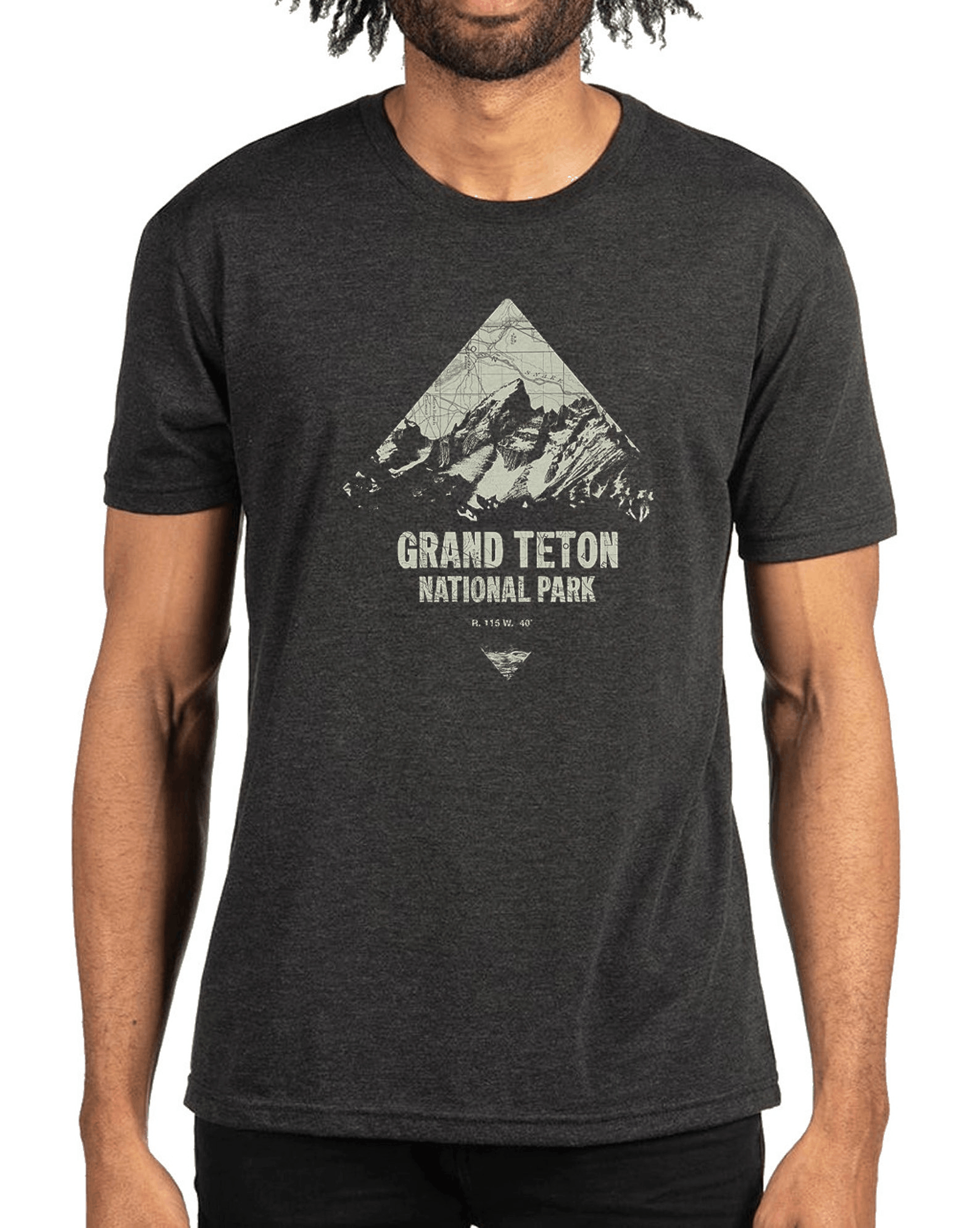 Designer × Vintage Grand Teton National Park Men’s Adventure T-Shirt Size US M / EU 48-50 / 2 - 3 Thumbnail
