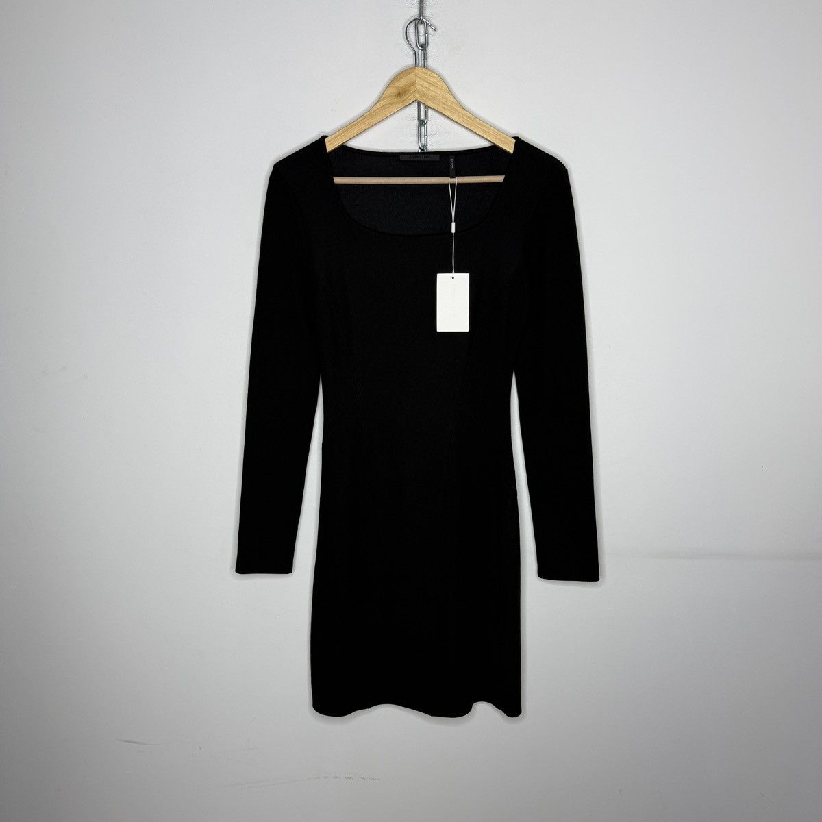 Helmut Lang Helmut Lang ladies avant-gard dress black Size L / US 10 / IT 46 - 1 Thumbnail