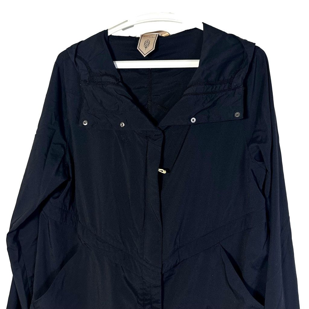 Other Indyeva Podroz 1/2 Zip Black Jacket Hooded Pocket DWR Large Size L / US 10 / IT 46 - 5 Thumbnail