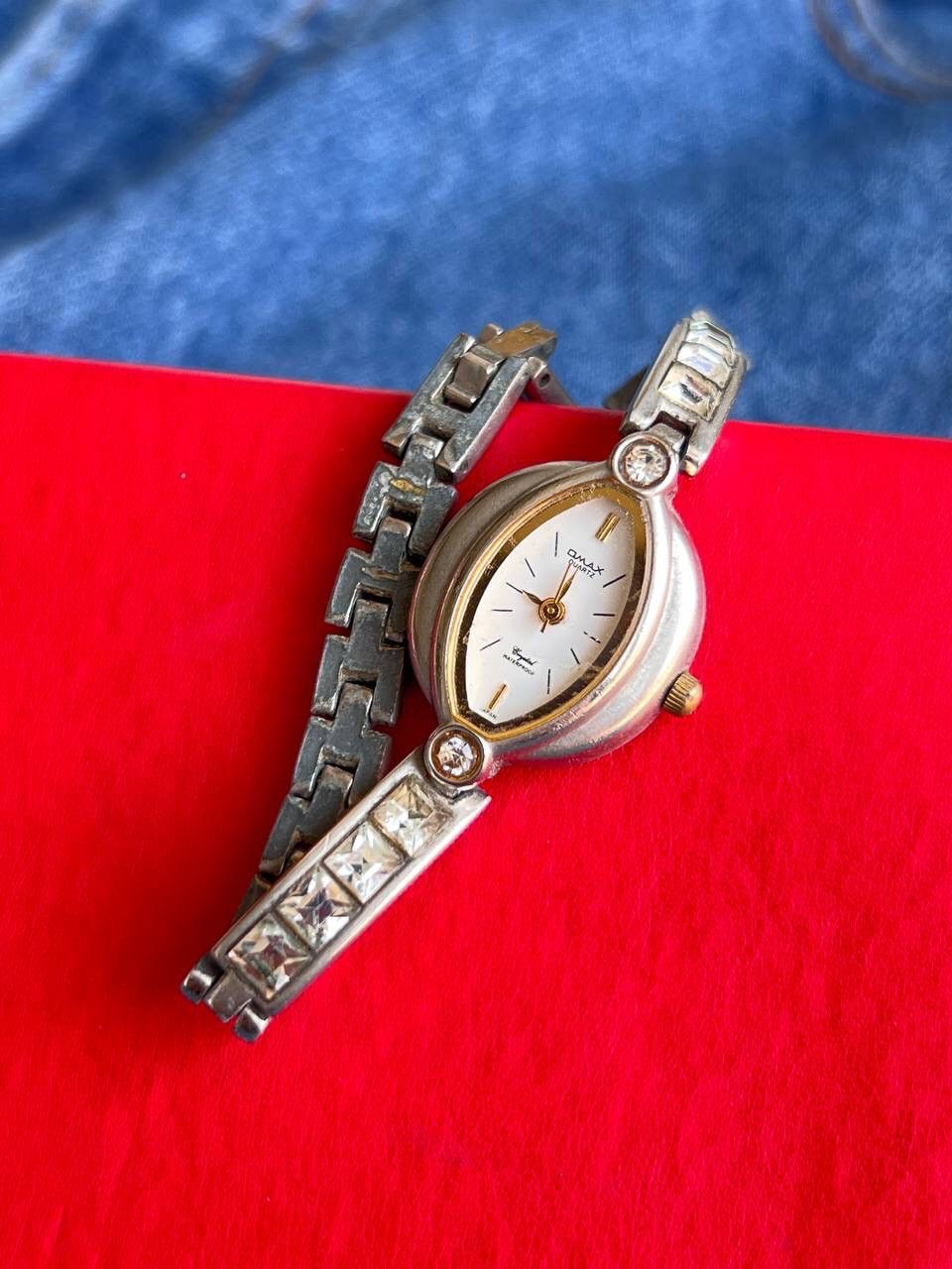 Japanese Brand × Vintage Vintage Japanese style Watch Omax Rhinesrones Bracelet Japan Size ONE SIZE - 1 Thumbnail
