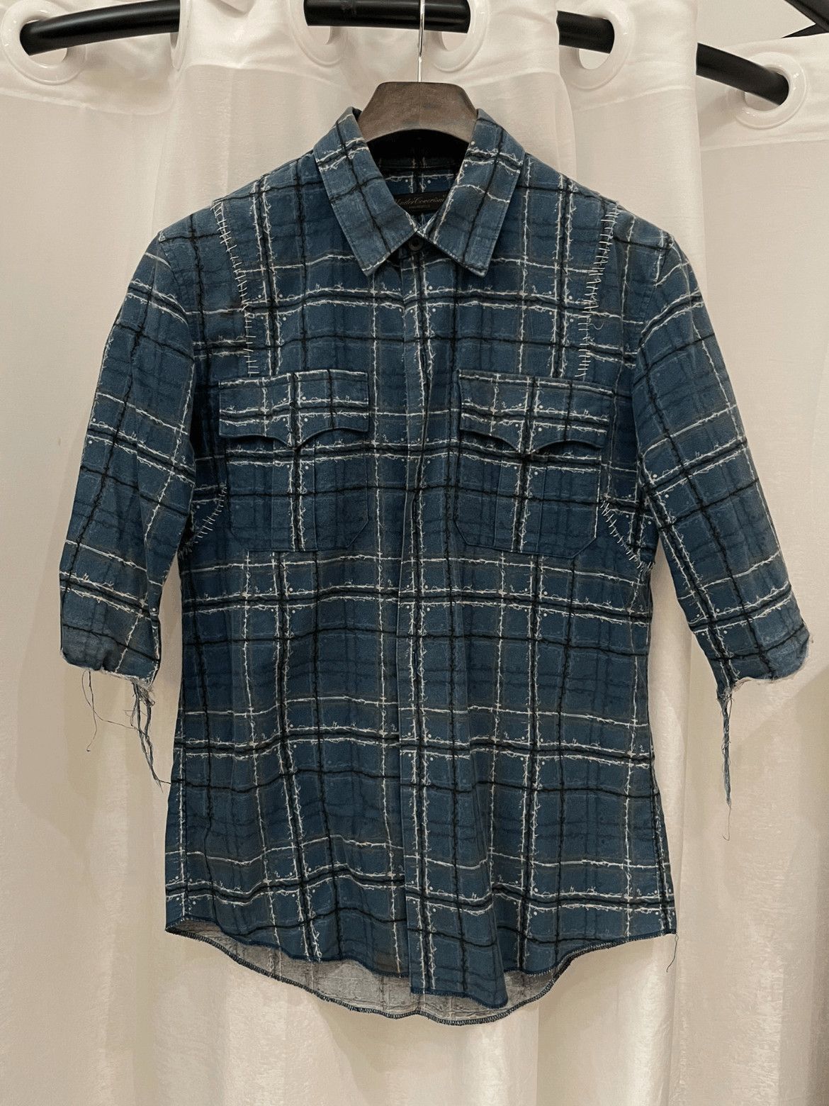 Undercover Undercover 03SS SCAB Distresssed Shirt Size US M / EU 48-50 / 2 - 2 Thumbnail