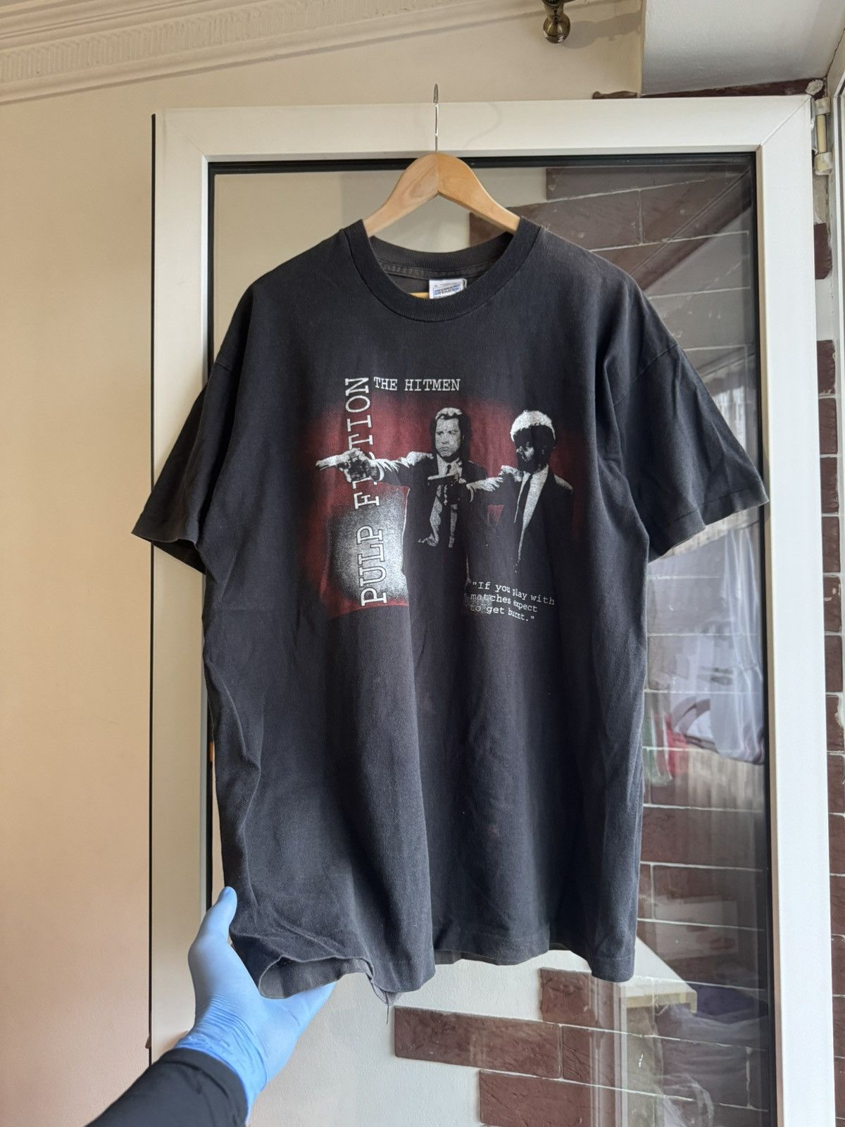 Band Tees Vintage Pulp Fiction movie 1994 screenstar Size US XL / EU 56 / 4 - 1 Thumbnail