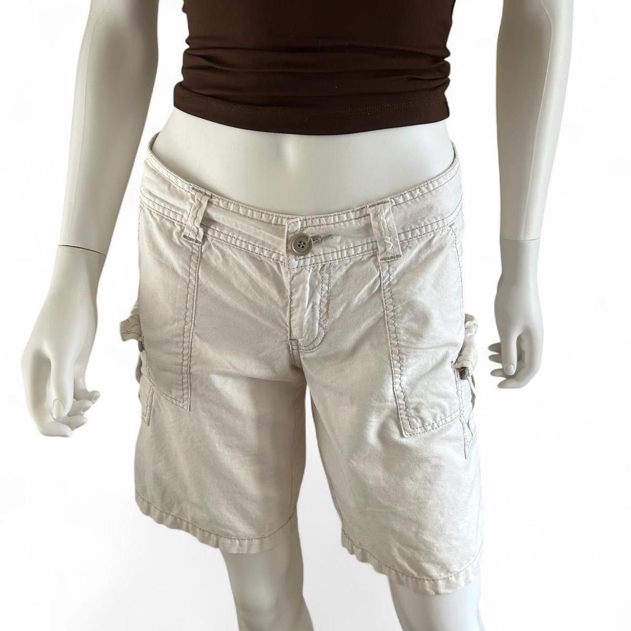UNIONBAY union bay cream cargo shorts Size 26" / US 2 / IT 38 - 2 Thumbnail