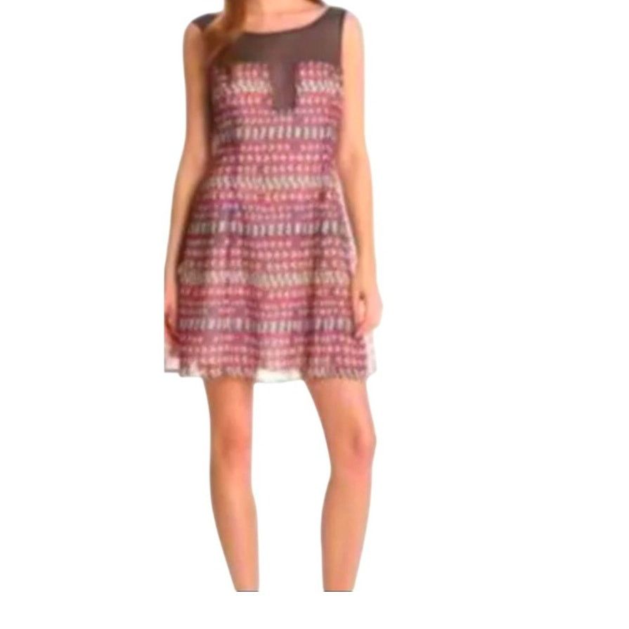 Mara Hoffman Mara Hoffman Red Blue Combo Stripe Mini Dress 0 Size XS / US 0-2 / IT 36-38 - 2 Thumbnail