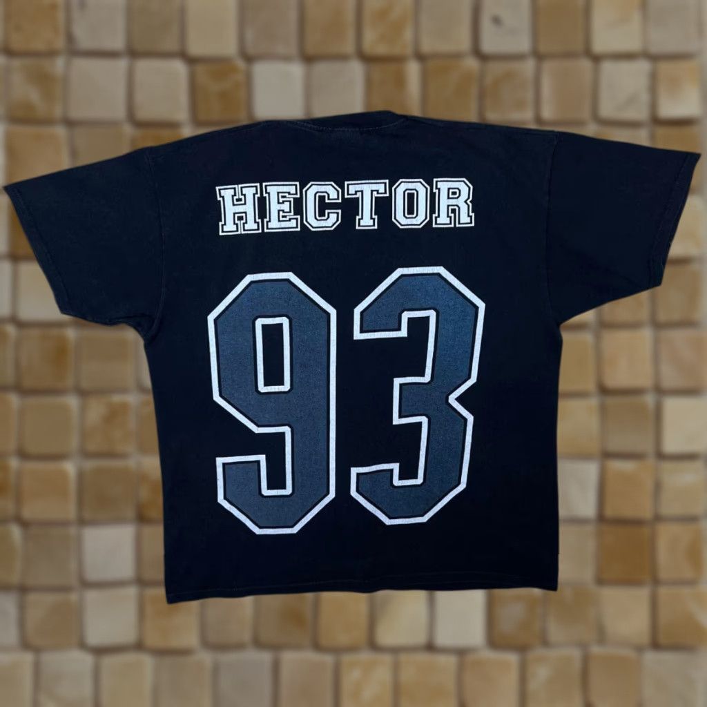 Fruit Of The Loom HammerFall Hector 93 Power Heavy Metal Music Band Black T-Shirt XL Mens Shirt Short Sleeve Logo Print Front Back 2000s HT88 Size US XL / EU 56 / 4 - 1 Thumbnail