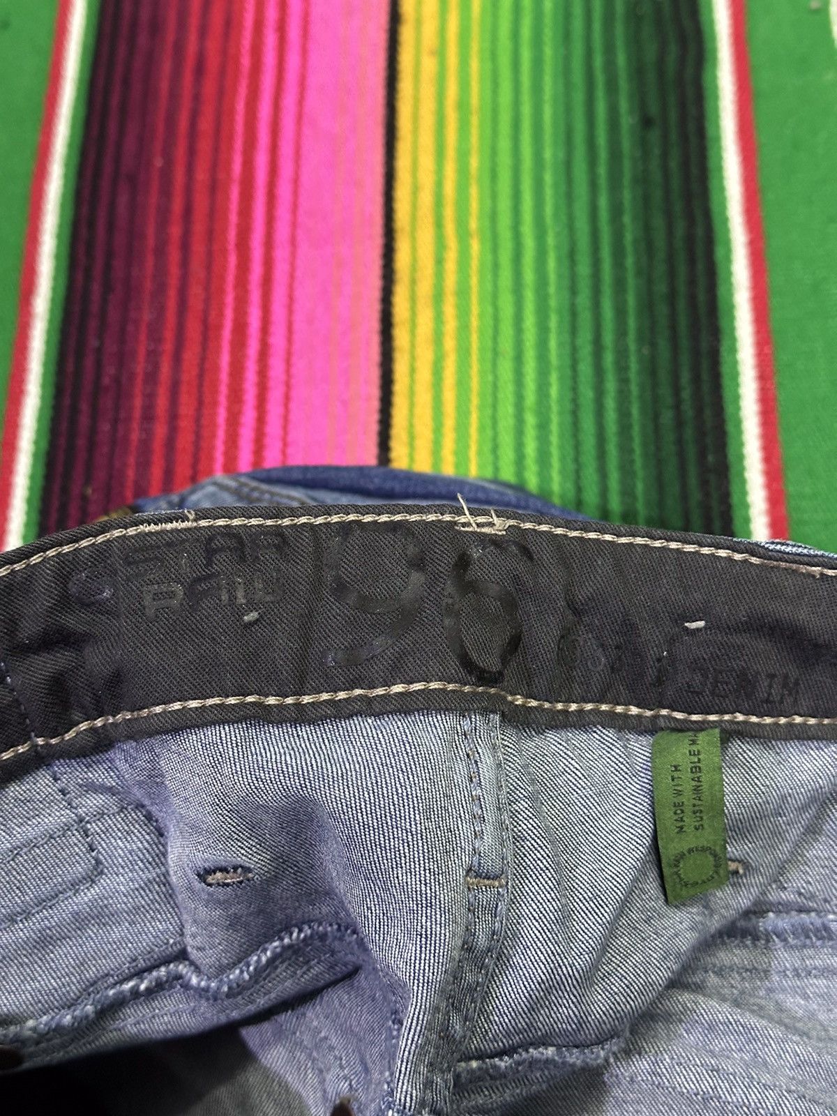 G-Star 💥 Gstar Raw 💥Original Denim 💥 Size US 30 / EU 46 - 10 Thumbnail