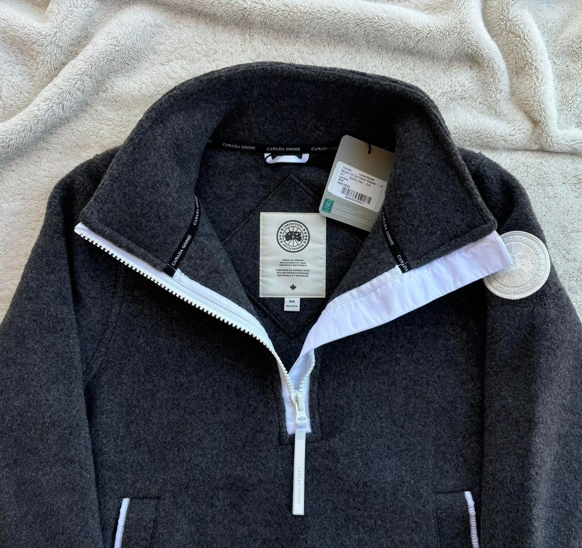 Canada Goose Canada Goose ‘Quary Grey’ Severn Fleece Size M / US 6-8 / IT 42-44 - 4 Thumbnail