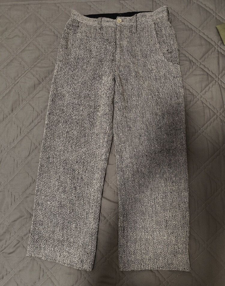 Yohji Yamamoto Yohji Yamamoto 16Aw Knitted Wide Pants - DMC-2508 Size US 31 - 1 Thumbnail