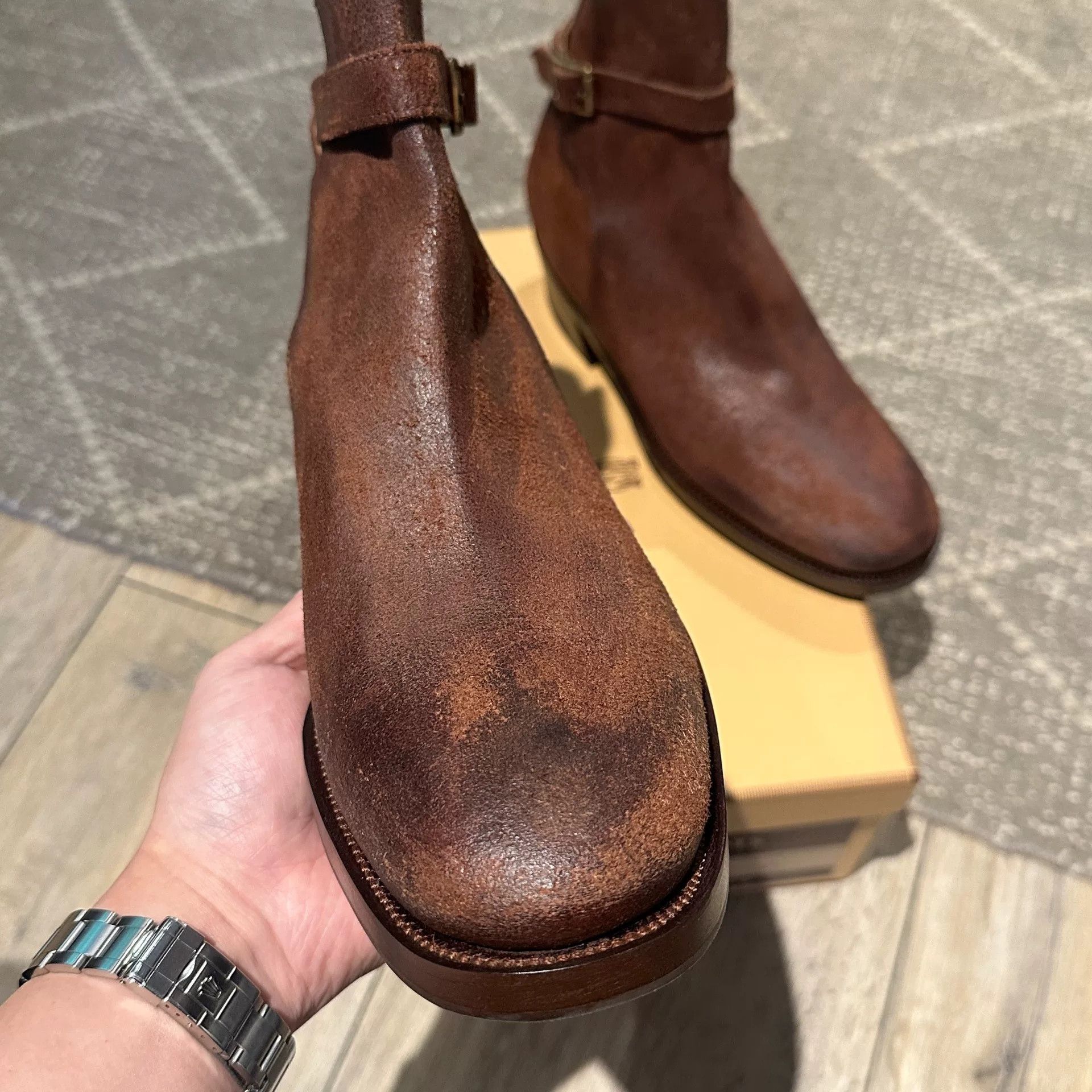 Clinch Boots Clinch Jodhpur Waxed Horsehide Boots Size US 7.5 / EU 40-41 - 2 Thumbnail