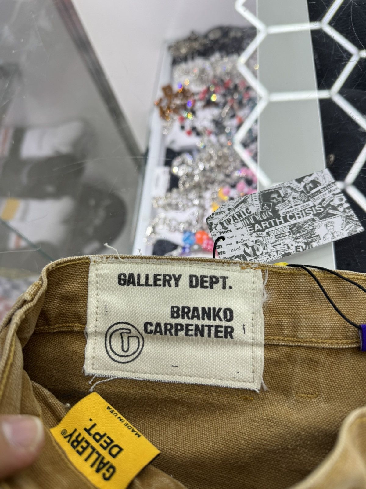 Gallery Dept. Gallery Dept Branko Carpenter Denim Jeans Tan Size US 30 / EU 46 - 6 Thumbnail