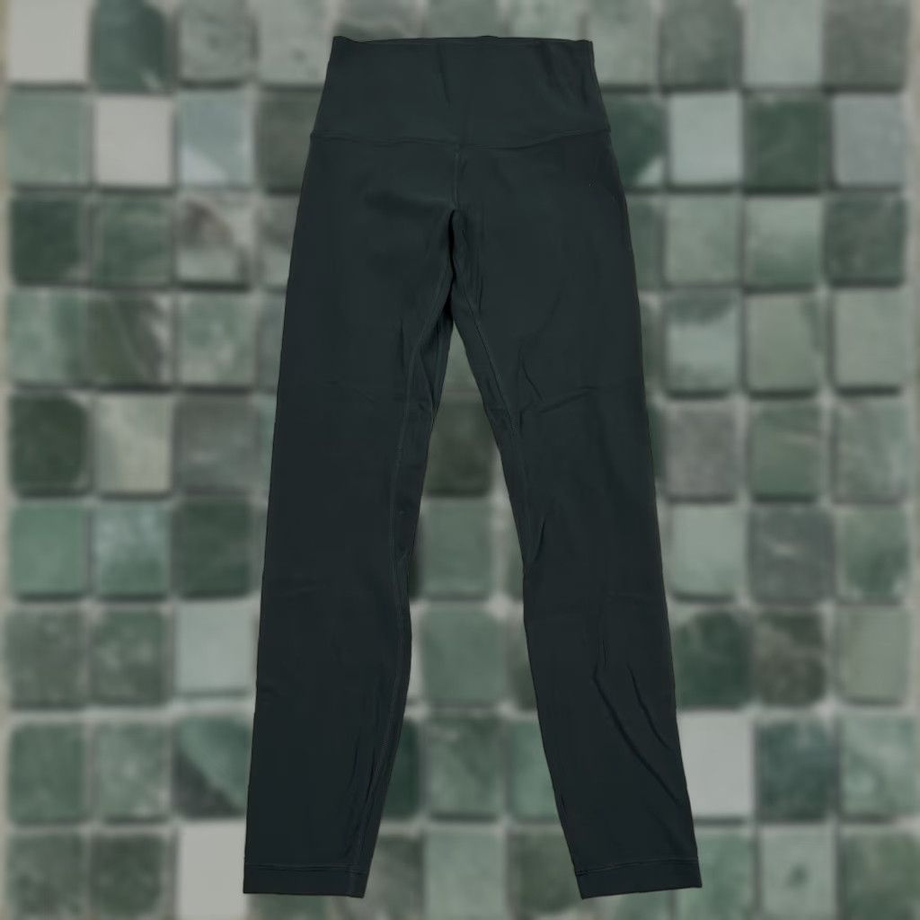 Lululemon Align High-Rise Pant Leggings 24” 24.5In Inseam Green Size 4 Womens Yoga Activewear Anchle Style Athleisure Logo Vintage No N/a