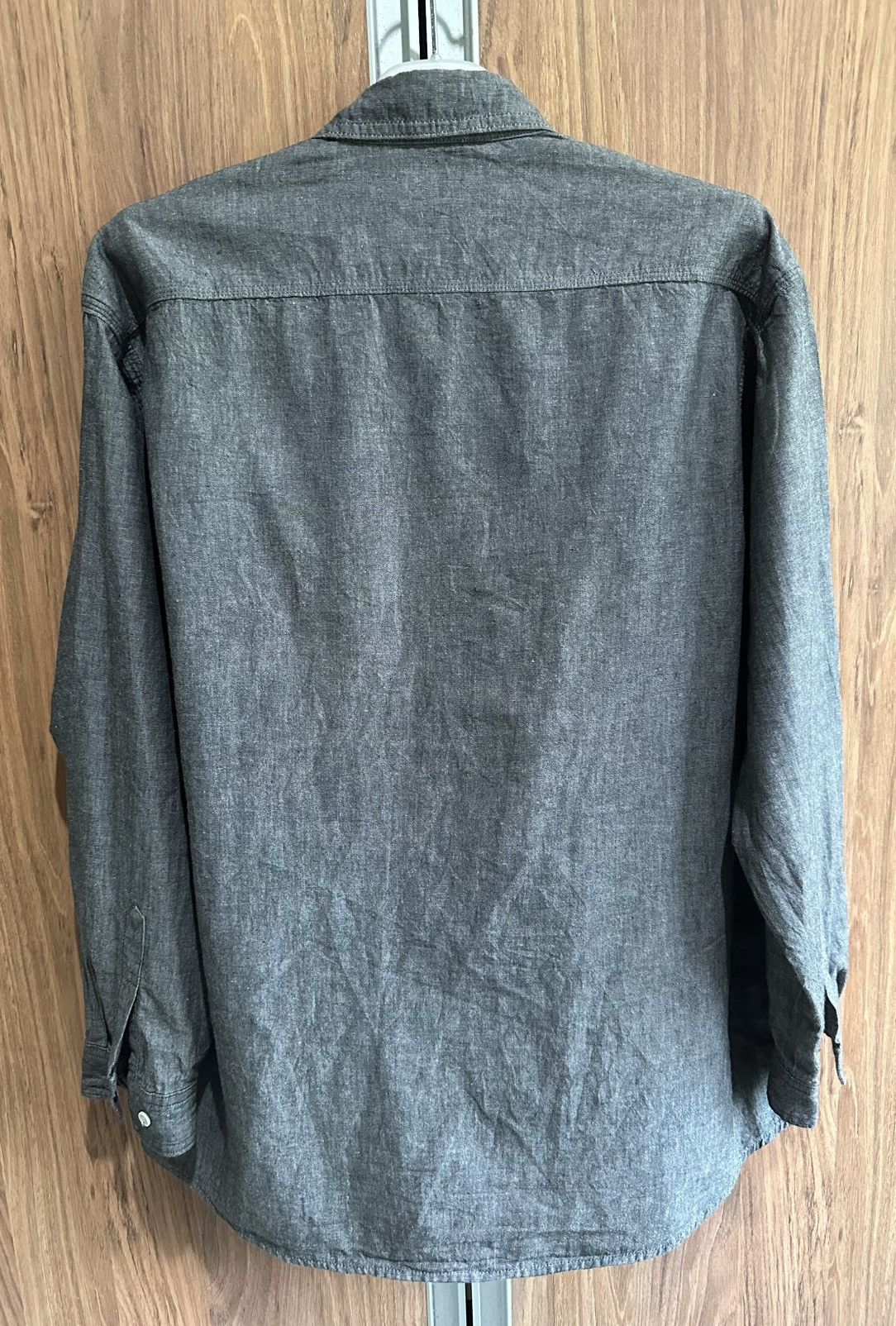 Japanese Brand JAPANESE BRAND BLUE WAY COMPANY CHAMBRAY SHIRT 45RPM Size US M / EU 48-50 / 2 - 2 Thumbnail