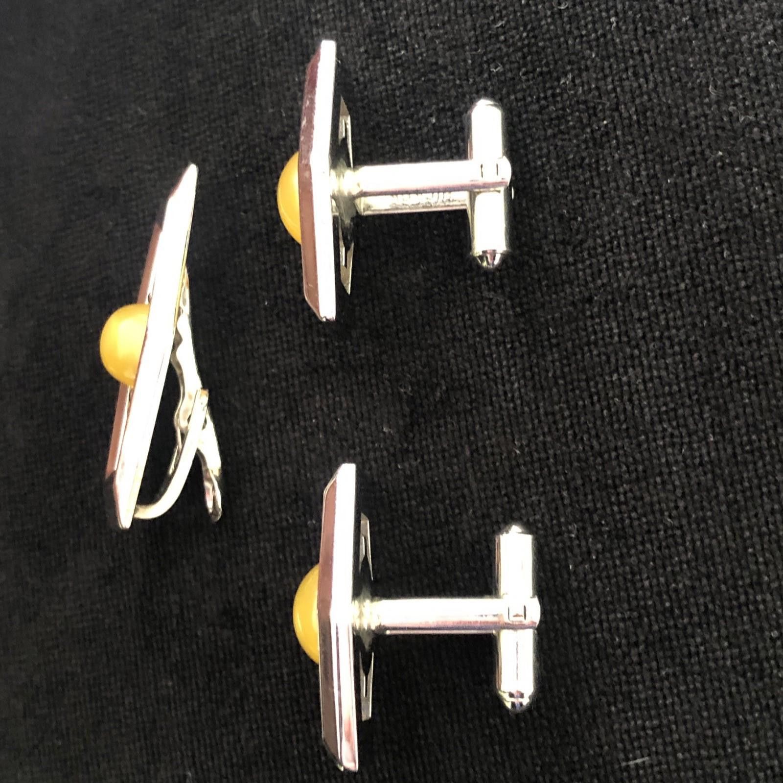 Other Hickok Mid century Cufflink & Tie Clip Set Size ONE SIZE - 7 Thumbnail