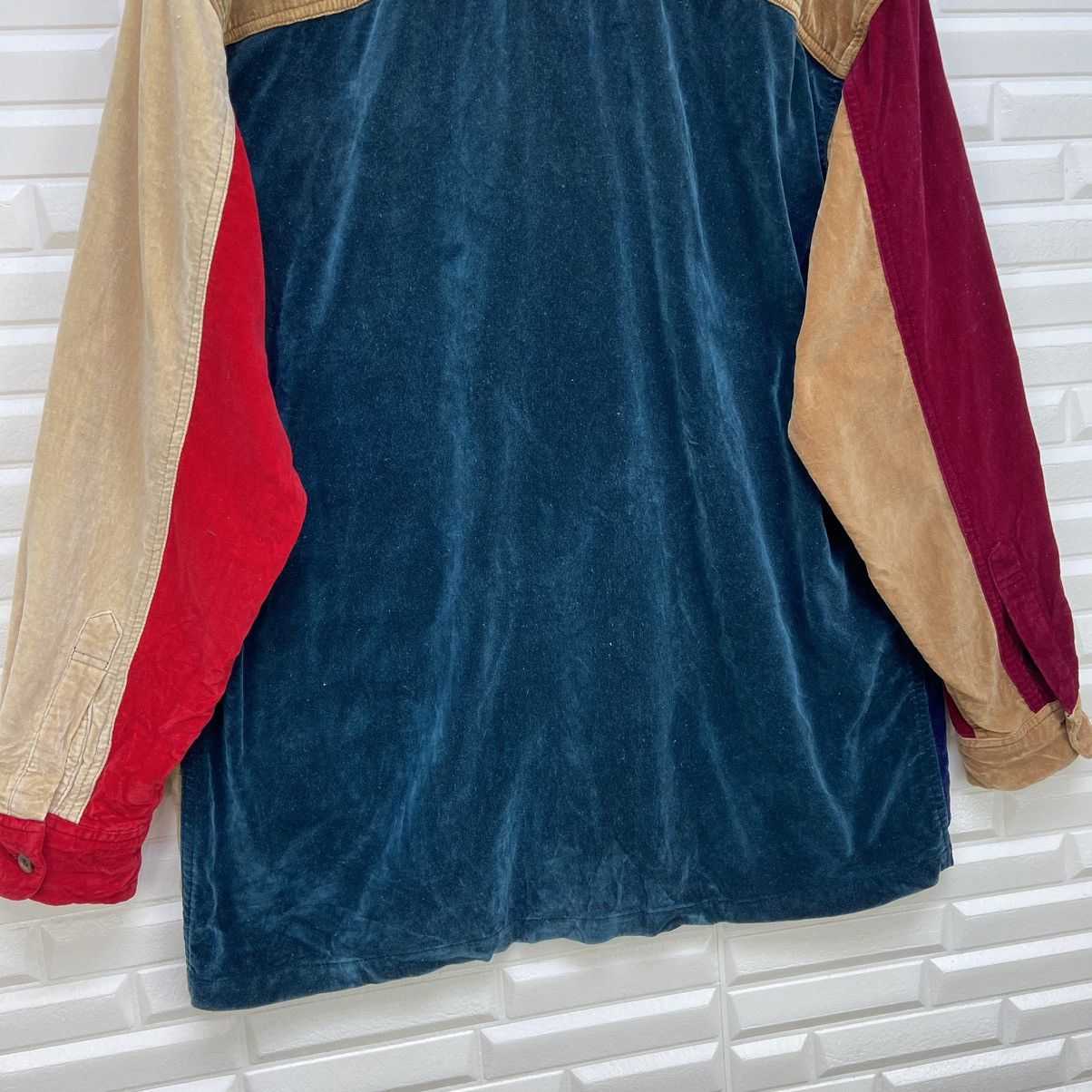 Japanese Brand Japanese Brand Velvet Color Block Loose Shirt Size US S / EU 44-46 / 1 - 14 Thumbnail