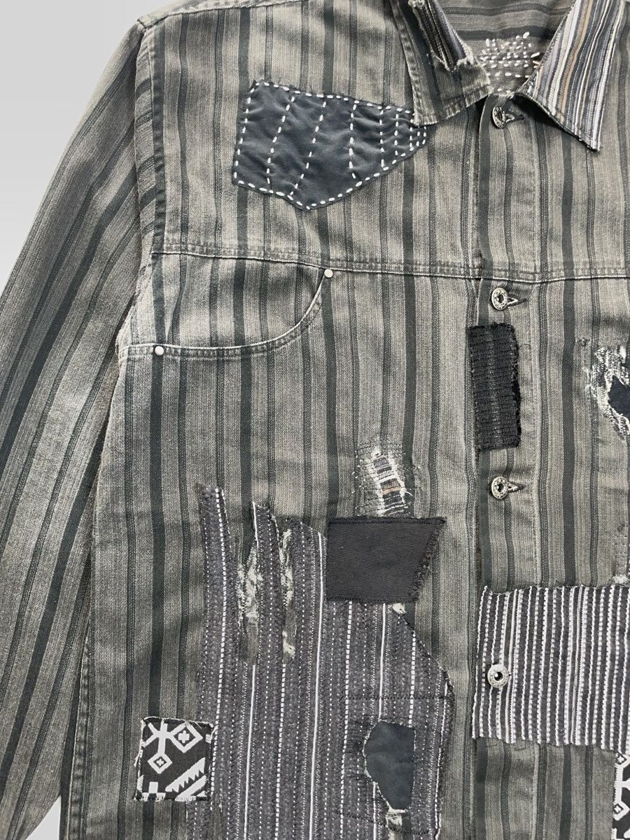 Japanese Brand × Vintage Custom reworked Japanese vintage shirt Create Barefoot Size US L / EU 52-54 / 3 - 3 Thumbnail
