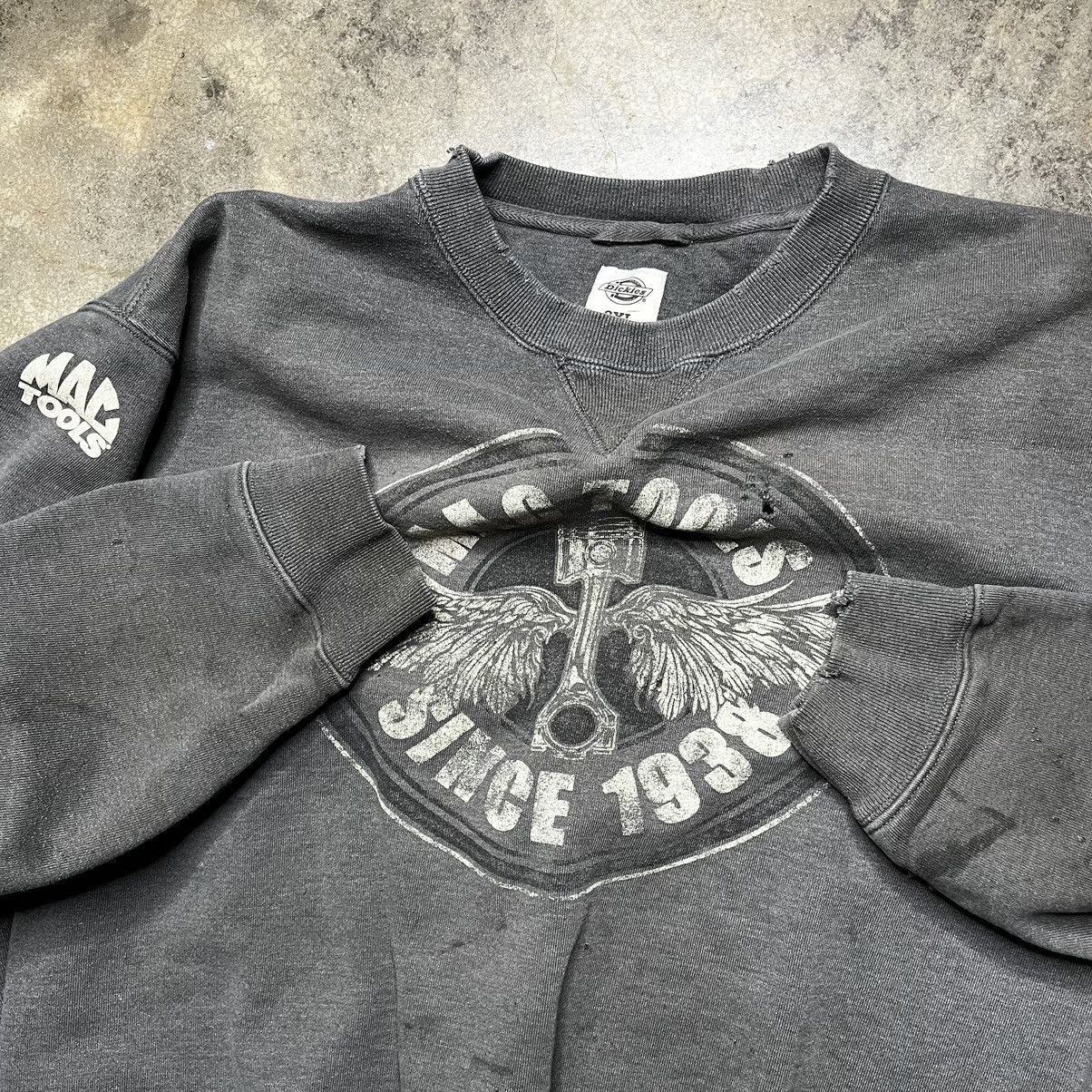 Vintage vintage dickies mac tools thrashed baggy sweatshirt Size US XL / EU 56 / 4 - 4 Thumbnail