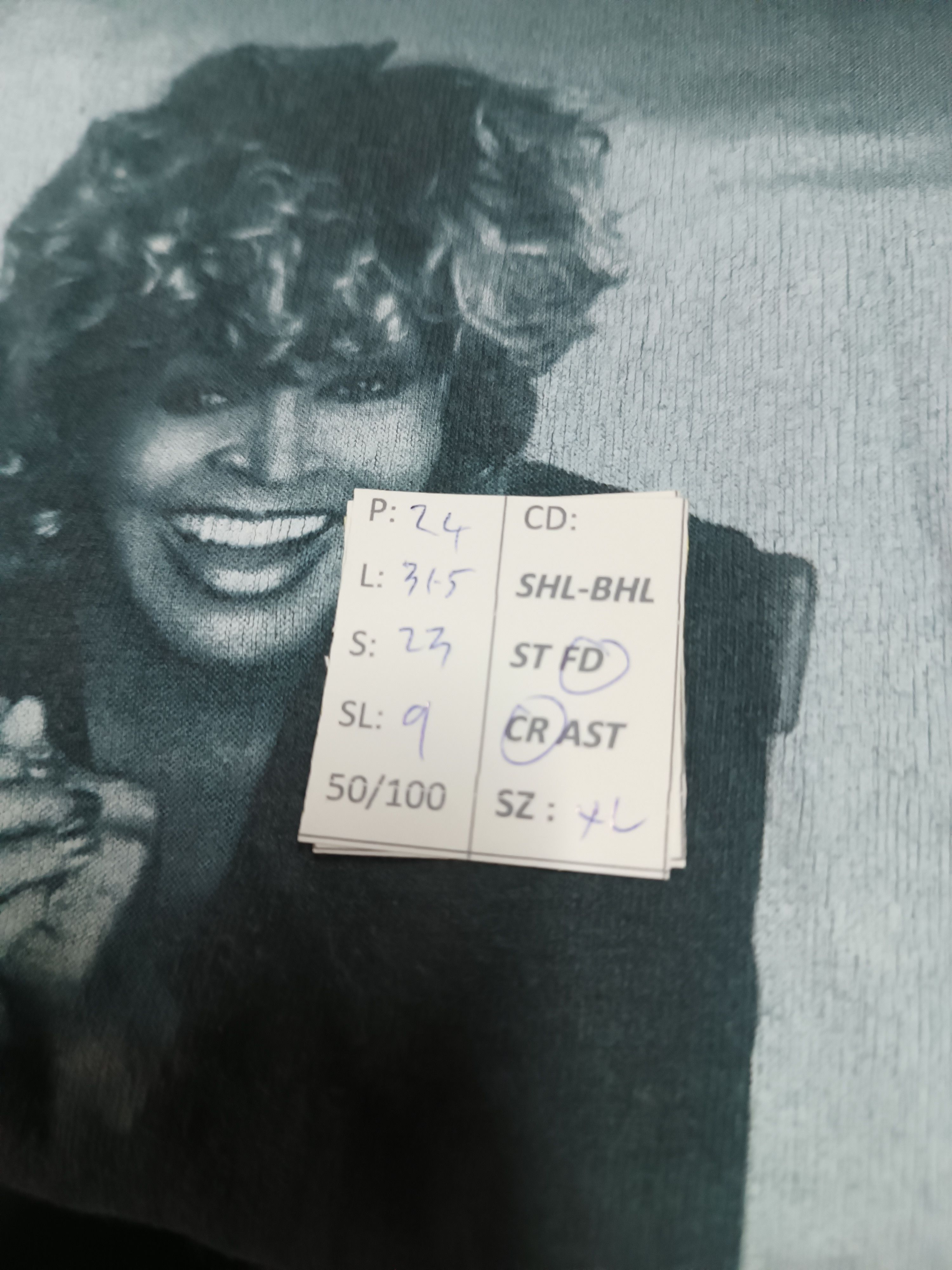 Rap Tees VINTAGE 2000 TINA TURNER 24 SEVEN TEE whitney jackson prince Size US XL / EU 56 / 4 - 20 Thumbnail