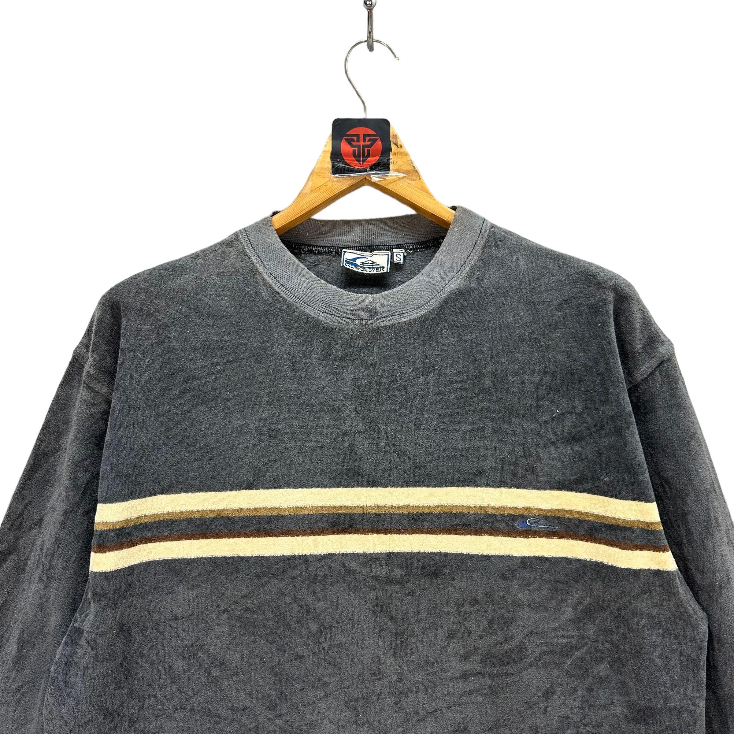 Quiksilver TRASHED🔥 QUIKSILVER FLEECE JUMPER #7640-159 Size US S / EU 44-46 / 1 - 2 Thumbnail