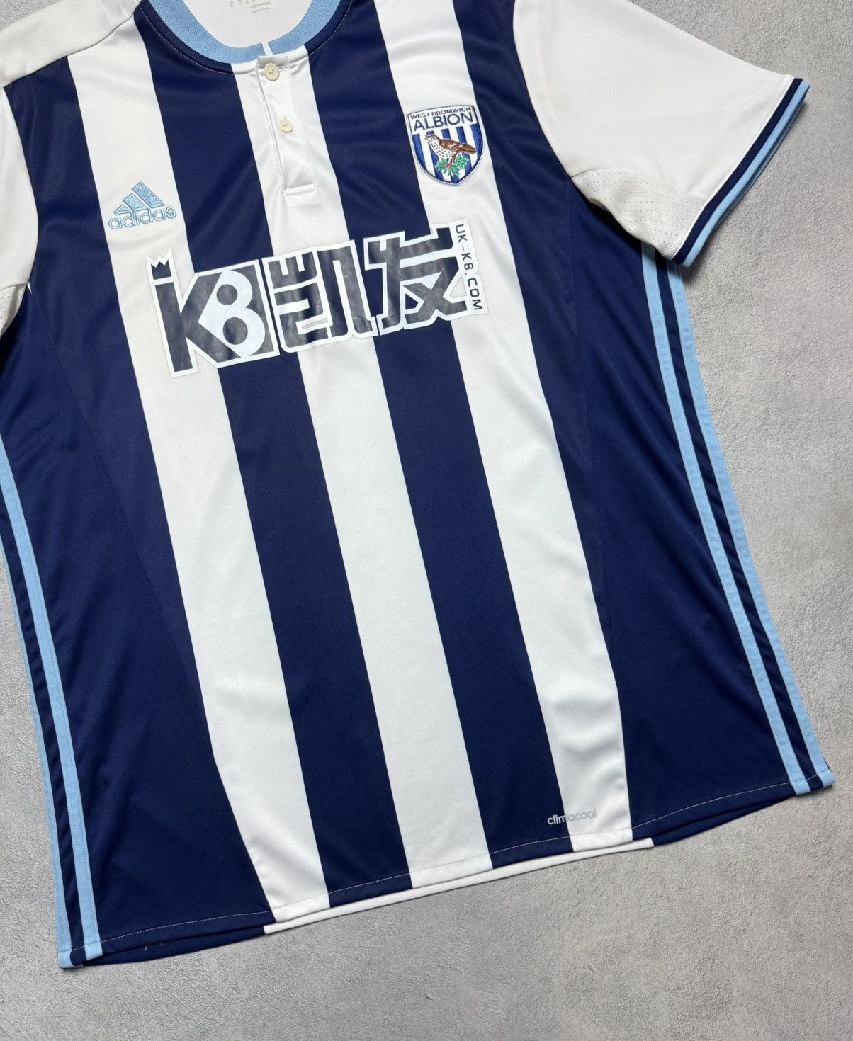 Adidas West Bromwich Albion 2016 2017 Home Shirt Jersey Adidas Size US XL / EU 56 / 4 - 4 Thumbnail