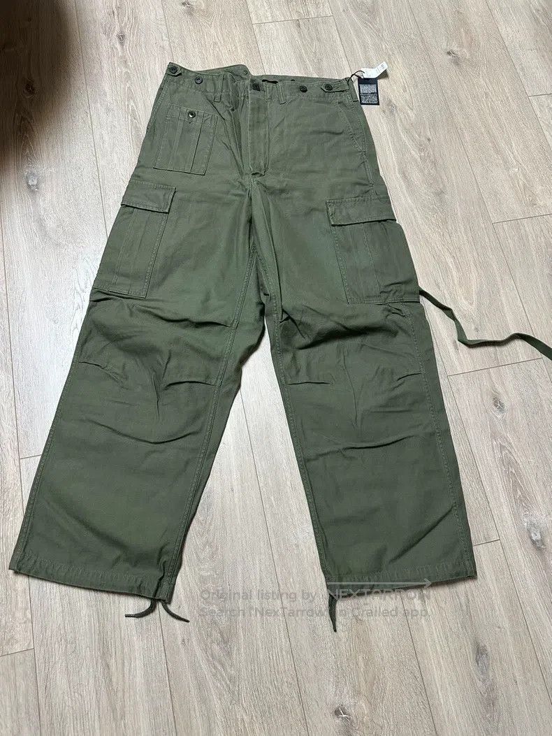 Nigel Cabourn Ribbon trousers Military green