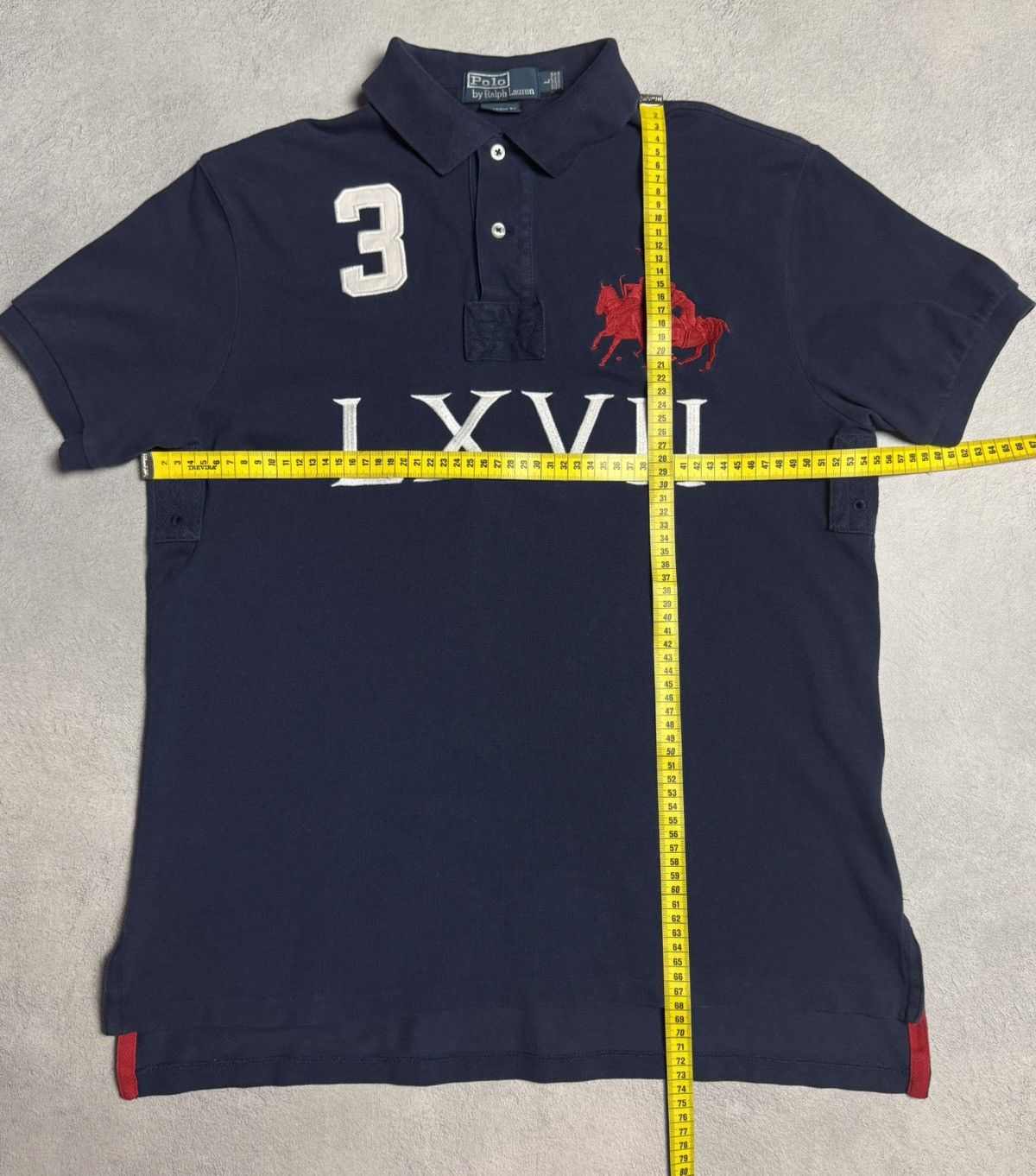 Other Polo Ralph Lauren LXVII #3 Vintage 90s Big Pony Polo Shirt Size US L / EU 52-54 / 3 - 14 Thumbnail