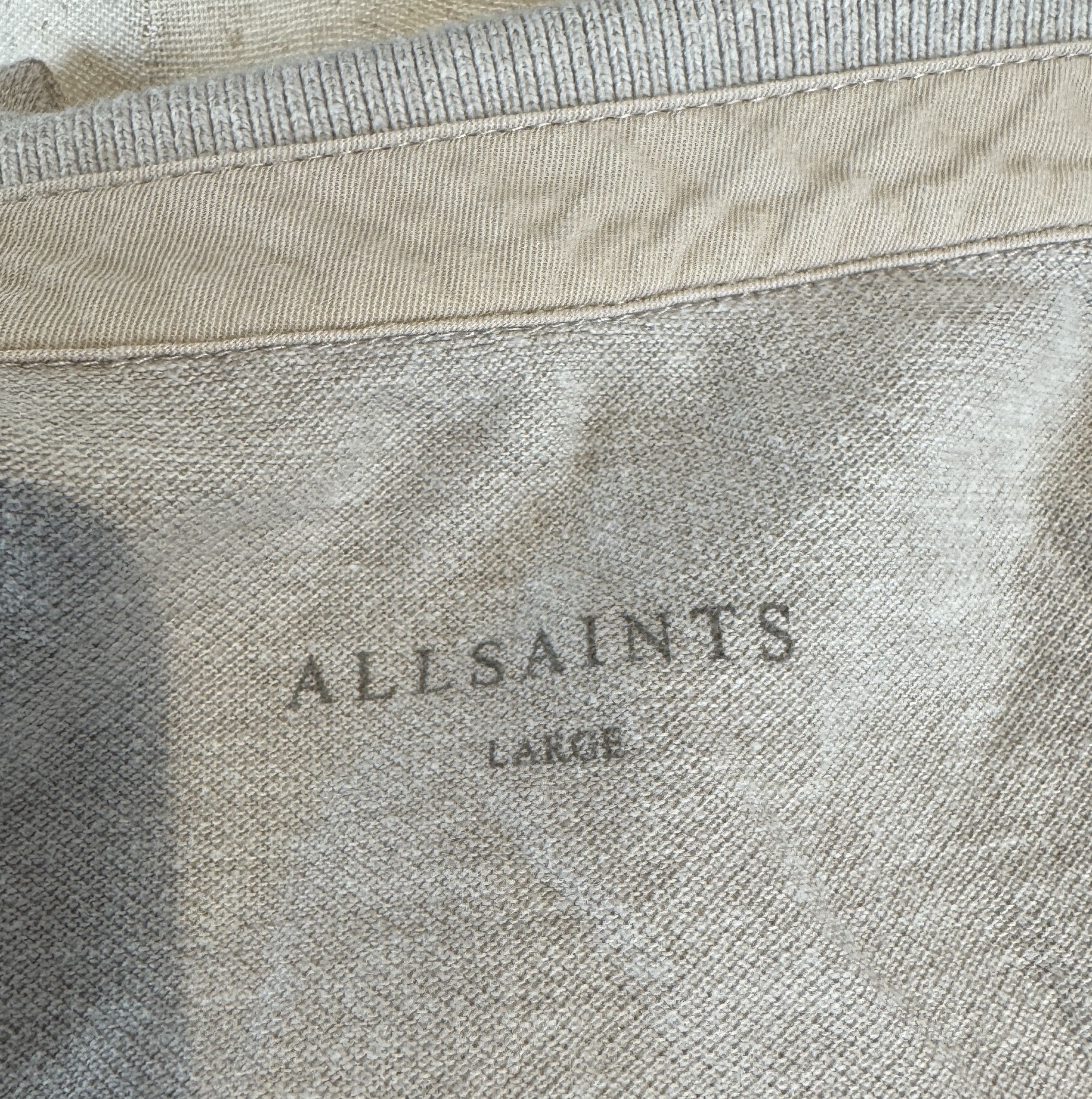 Allsaints Mens Allsaints Polo Long Sleeve Size L Size US L / EU 52-54 / 3 - 6 Thumbnail