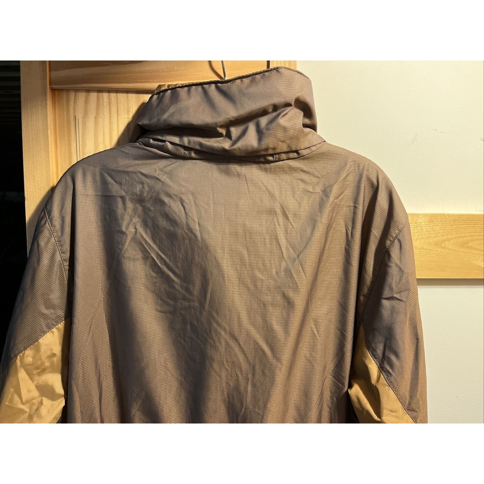 Columbia Columbia Women’s M Brown LS Zip Poly Nylon Hooded Rain Coat Size M / US 6-8 / IT 42-44 - 9 Thumbnail