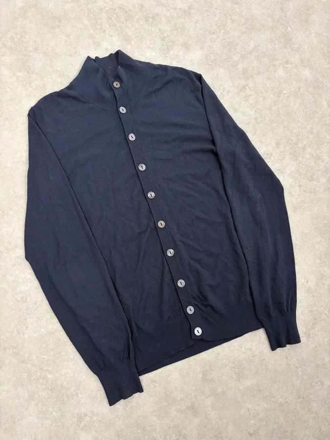 Dolce & Gabbana SS2008 Dolce & Gabbana Navy Wool Classy Cardigan Size US M / EU 48-50 / 2 - 4 Thumbnail