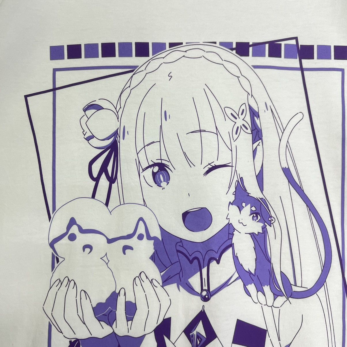 Anime Re: Zero Anime X LIFEMAX Emilia Character Tshirt Size US L / EU 52-54 / 3 - 3 Thumbnail