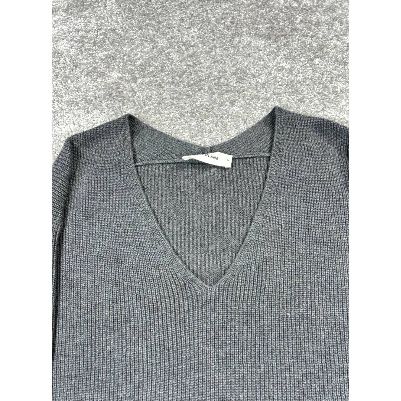 Everlane Everlane Sweater Womens Medium Gray Cotton Knit Pullover Pullover Casual Knit Shirt Pullover Mens Womens - Size M / US 6-8 / IT 42-44 - 2 Thumbnail