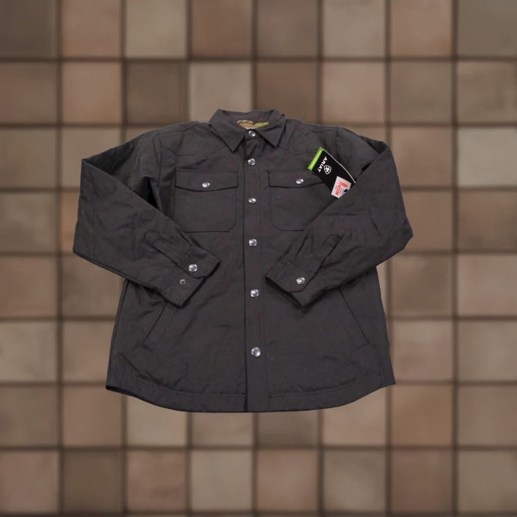 Ariat Ariat Jacket Mens S Grizzly Softshell OUTDOORS Hiking Camping NEW Windbreaker Lightweight Pockets Zipper Logo Gray Size US S / EU 44-46 / 1 - 1 Thumbnail