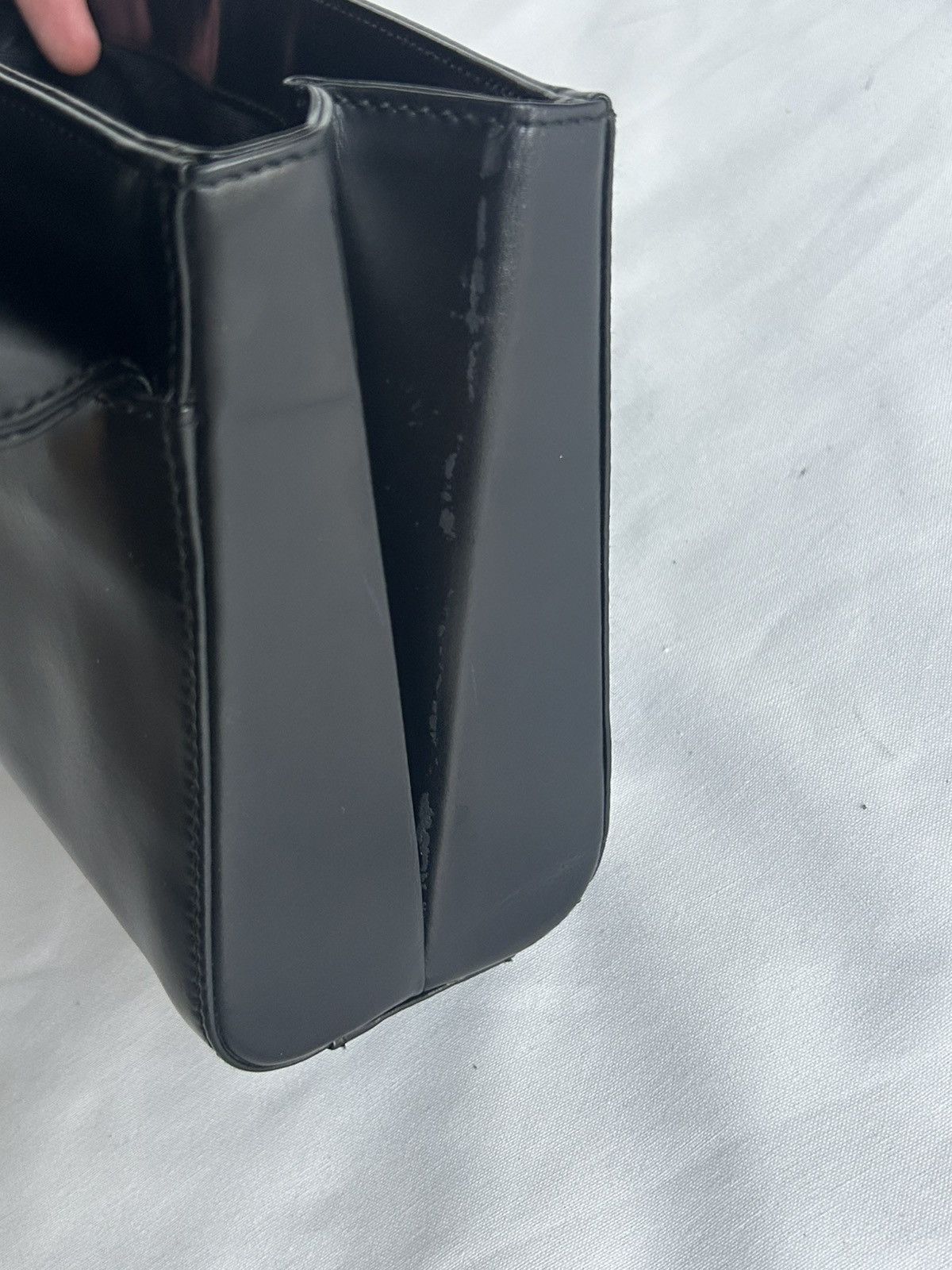 バッグ 00s PRADA archive leather shoulder bag Archive Prada black leather shoulder bag (00s)